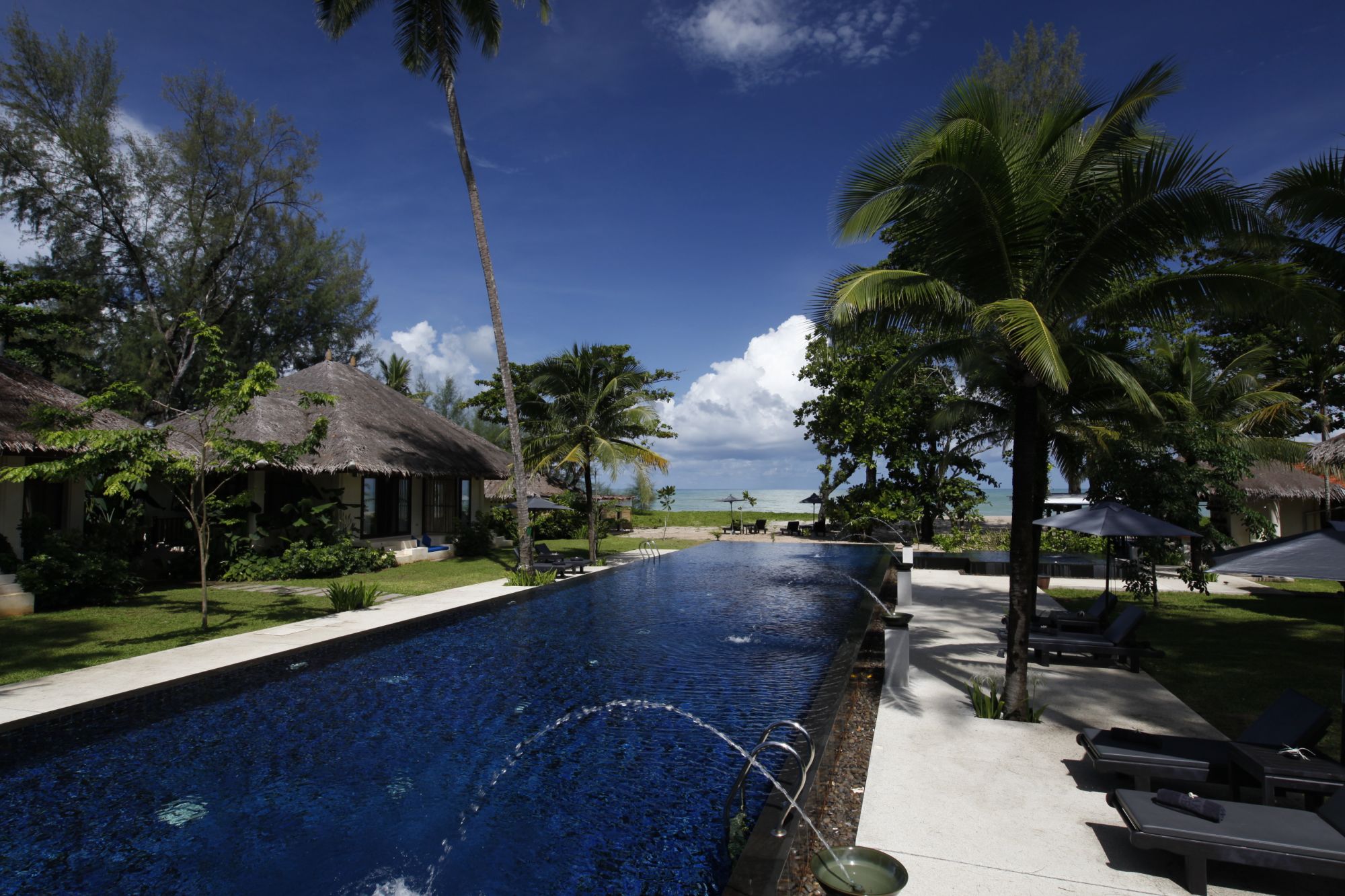 Bangsak Village in Khao Lak:  Pool