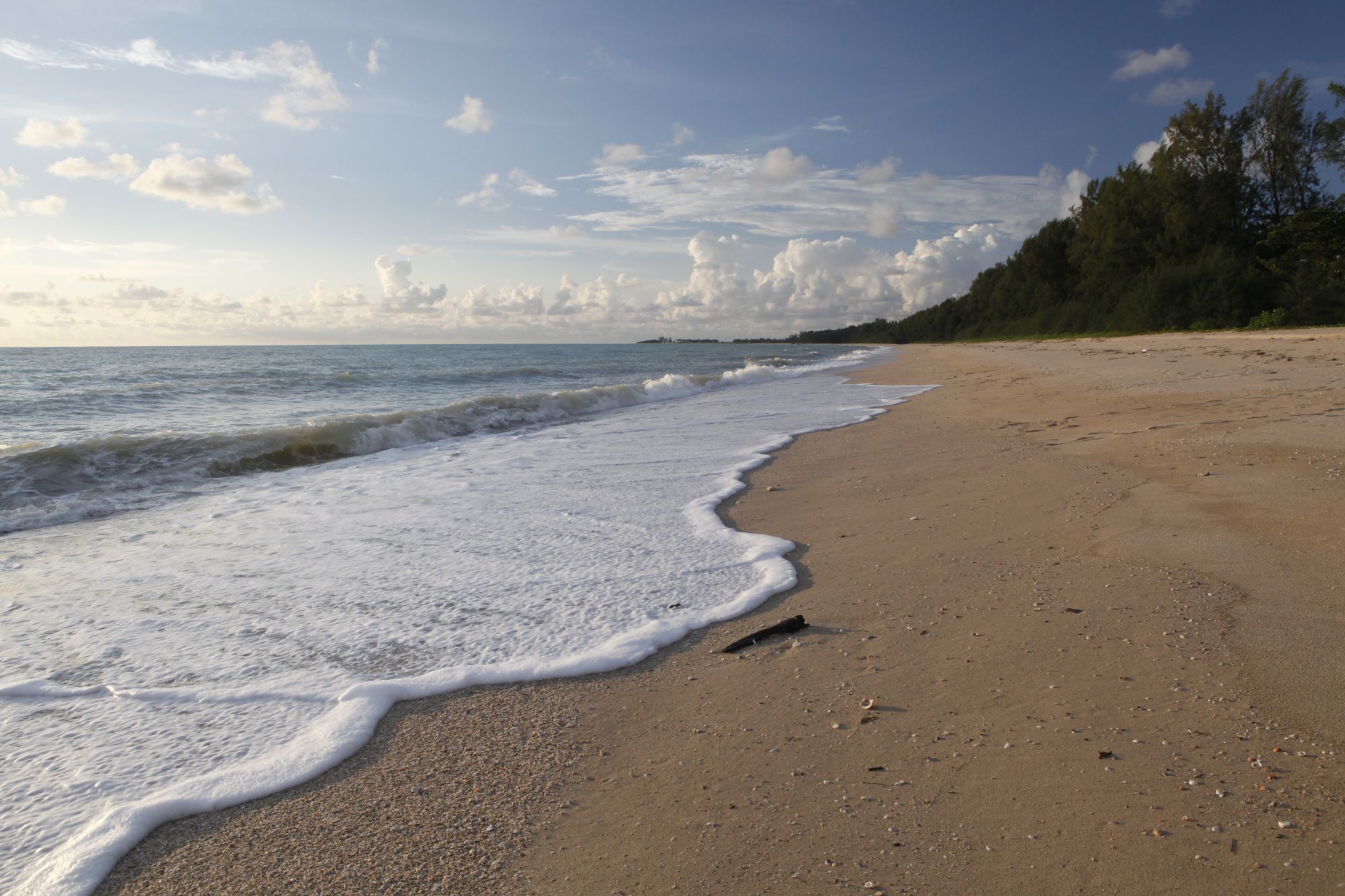 Bangsak Village in Khao Lak:  Beach