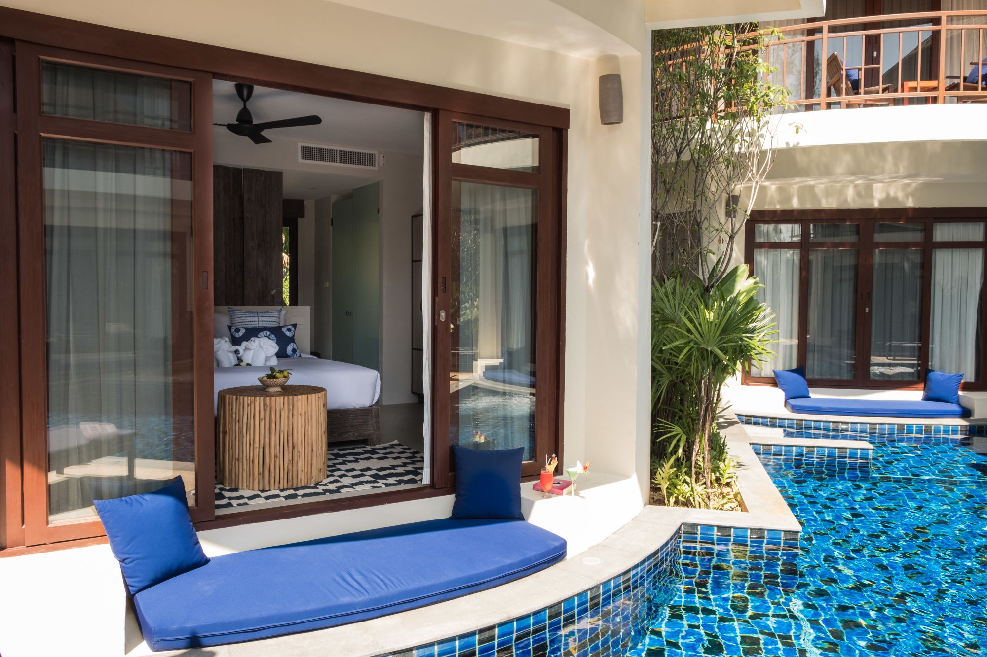 Bangsak Village in Khao Lak:  Ravenala Pool Access