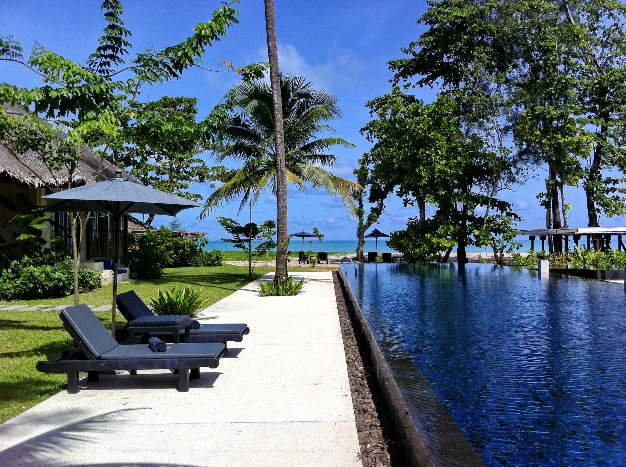 Bangsak Village in Khao Lak:  Pool