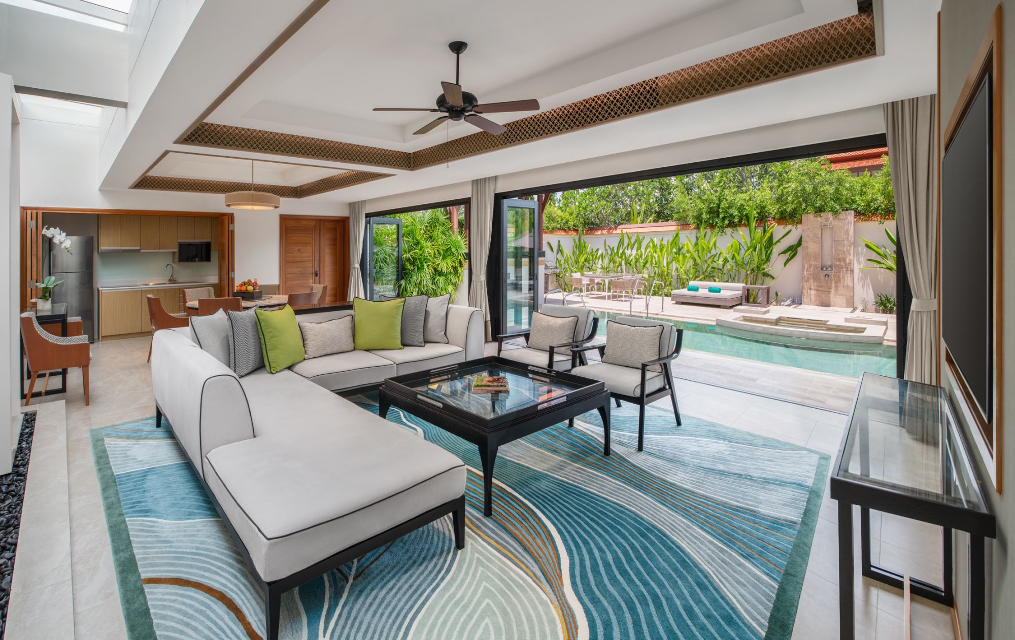 Banyan Tree Phuket:  Serenity 3-Bedroom Pool Residence | Living Area