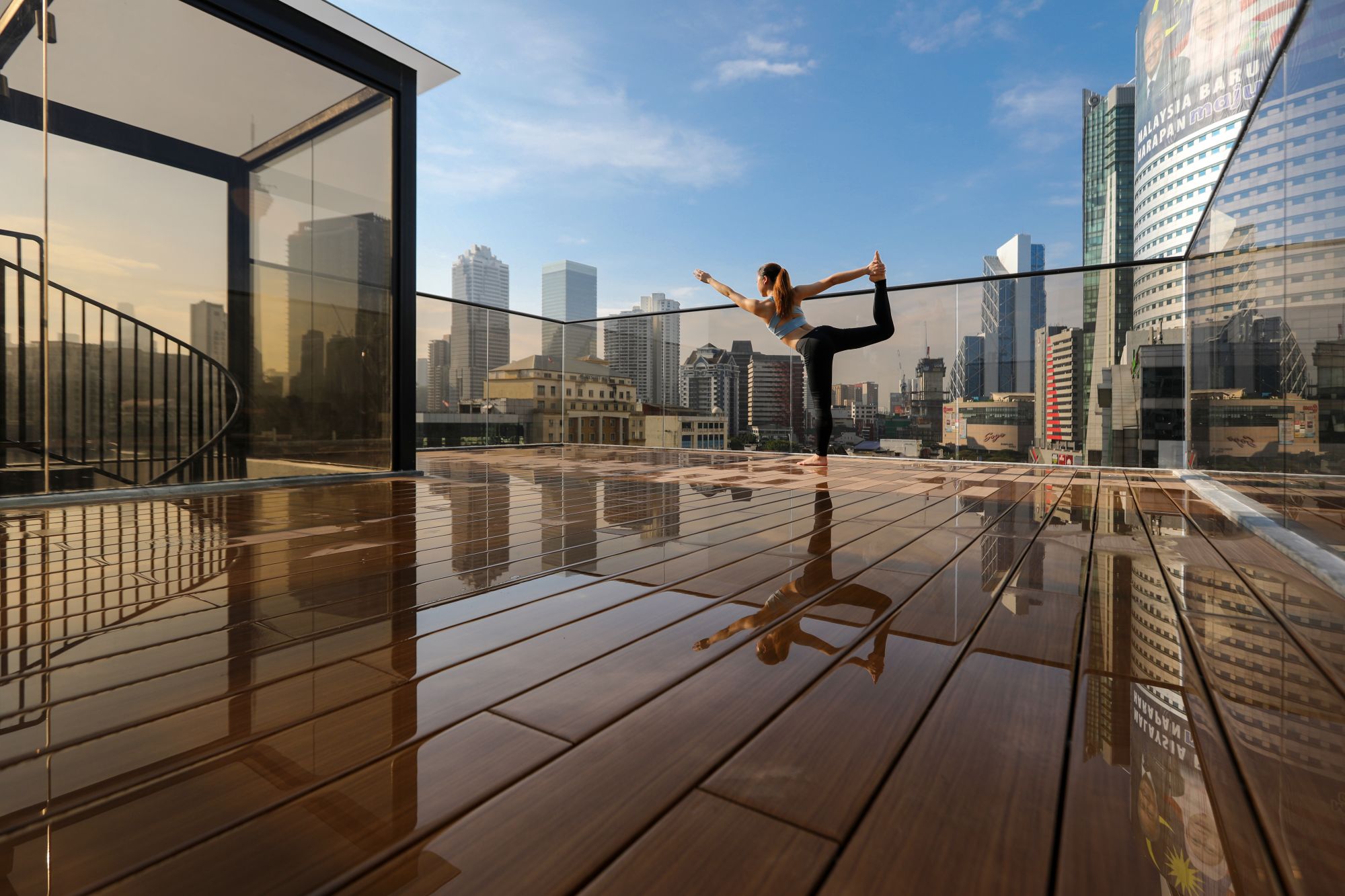 The Chow Kit in Kuala Lumpur: Yoga Deck