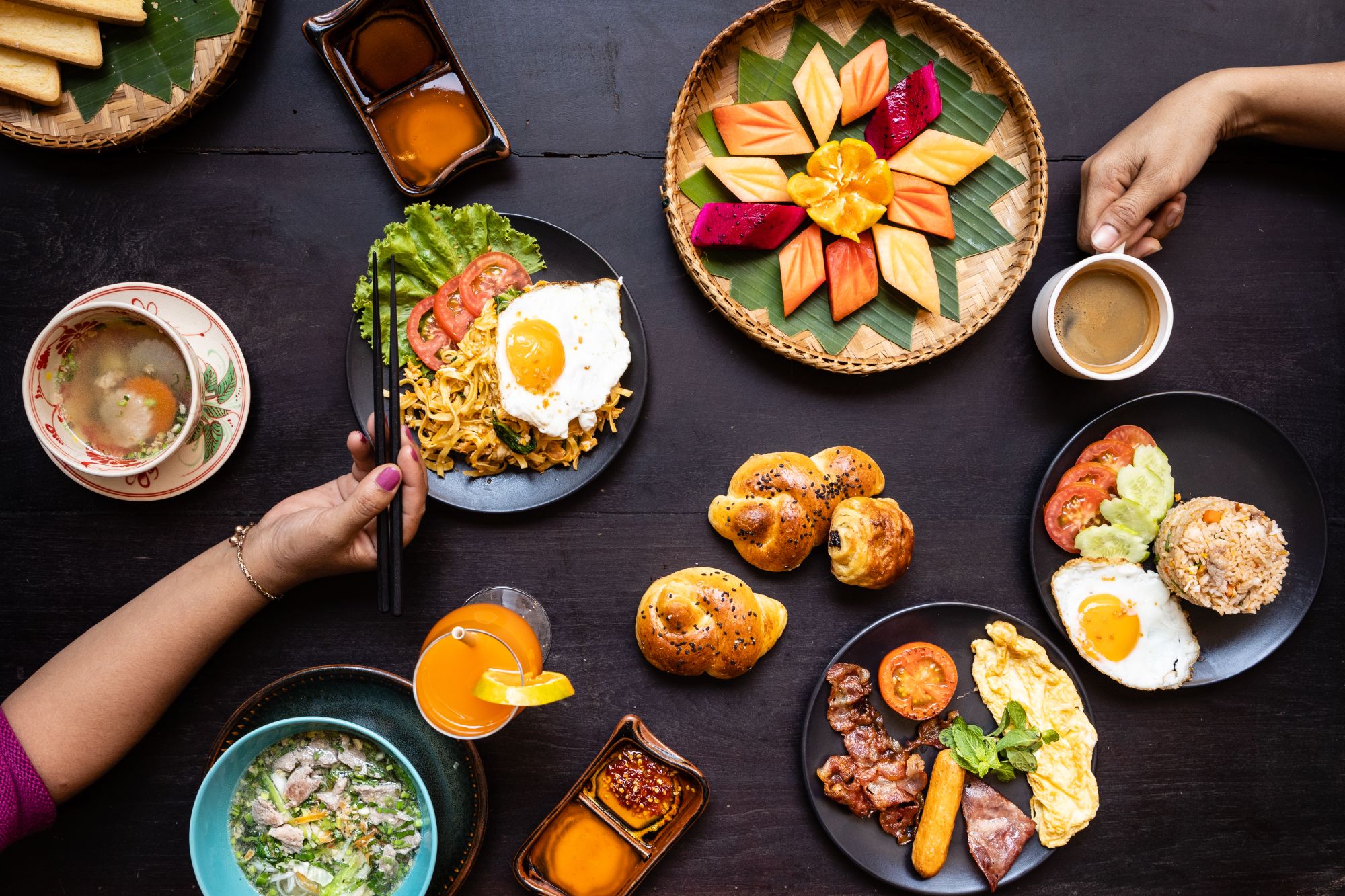 Montra Nivesha Residence in Siem Reap: Food