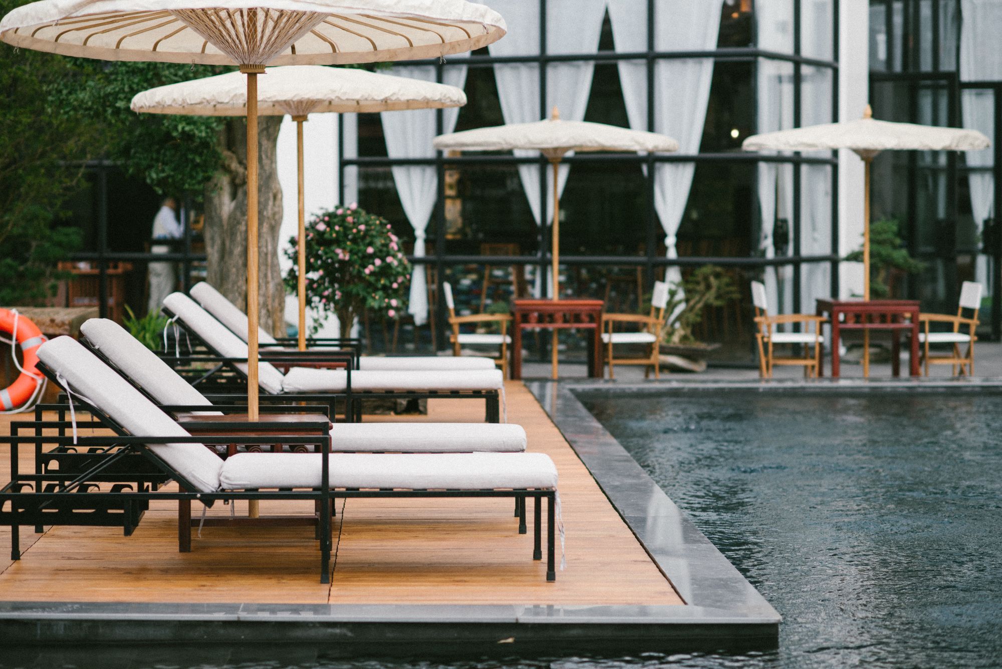 aNhill Boutique in Hue: Pool lounges