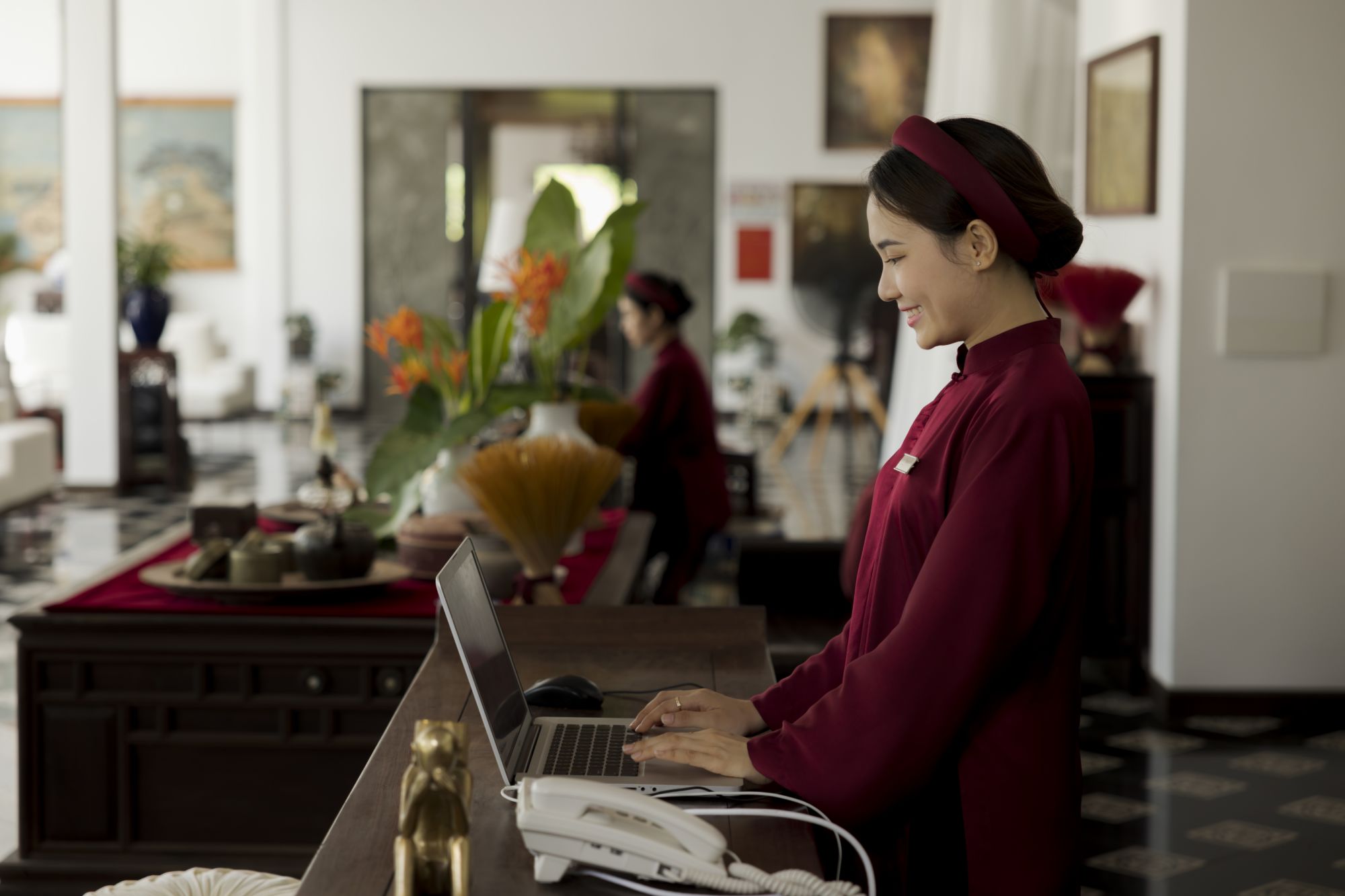 aNhill Boutique in Hue: Hotel Lobby
