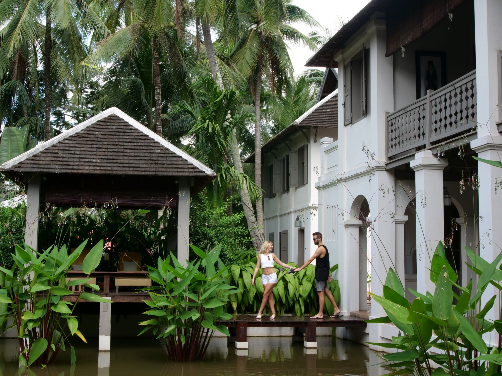 Satri House in Luang Prabang: Garden