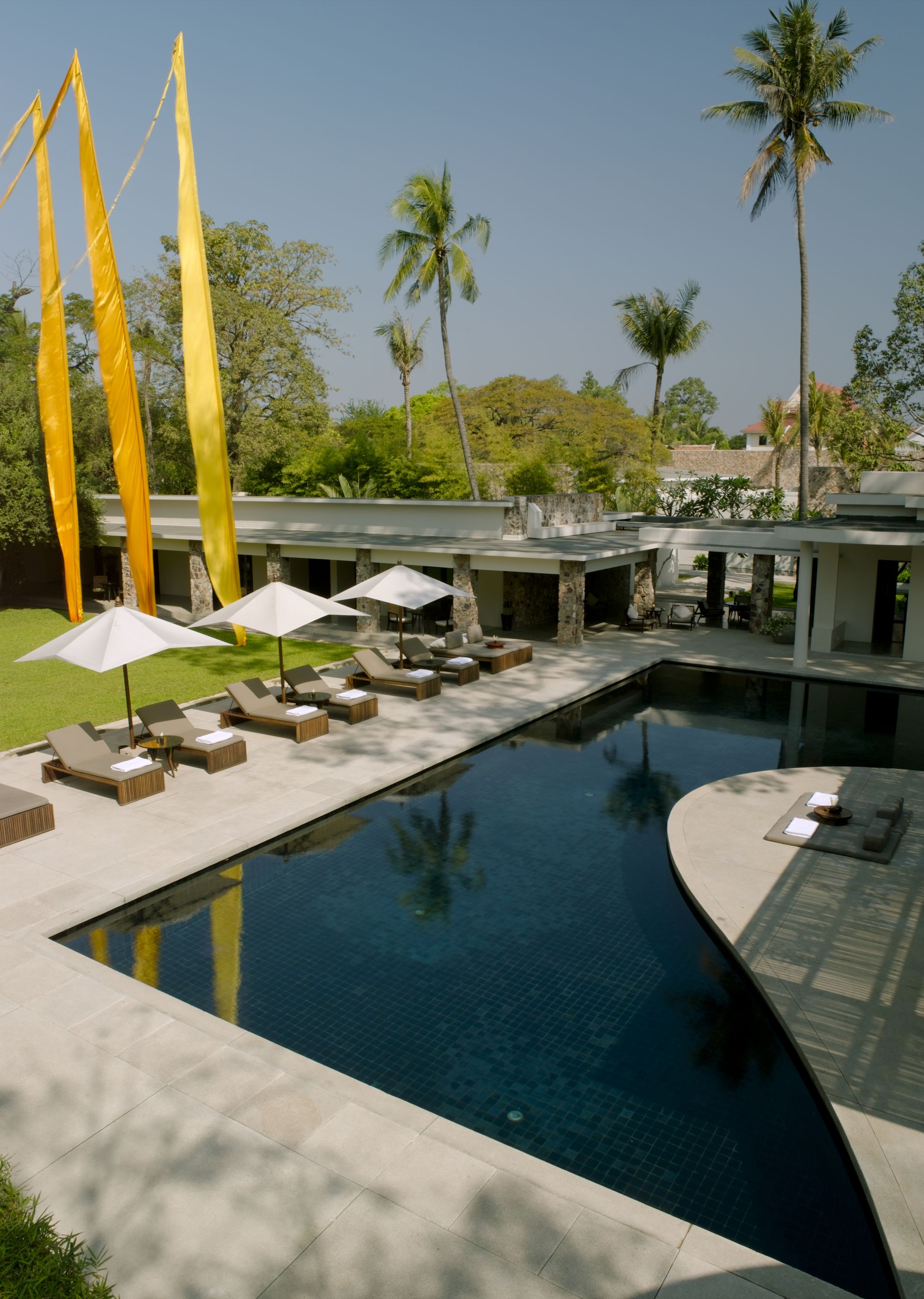 Amansara in Siem Reap: Main Swimming Pool