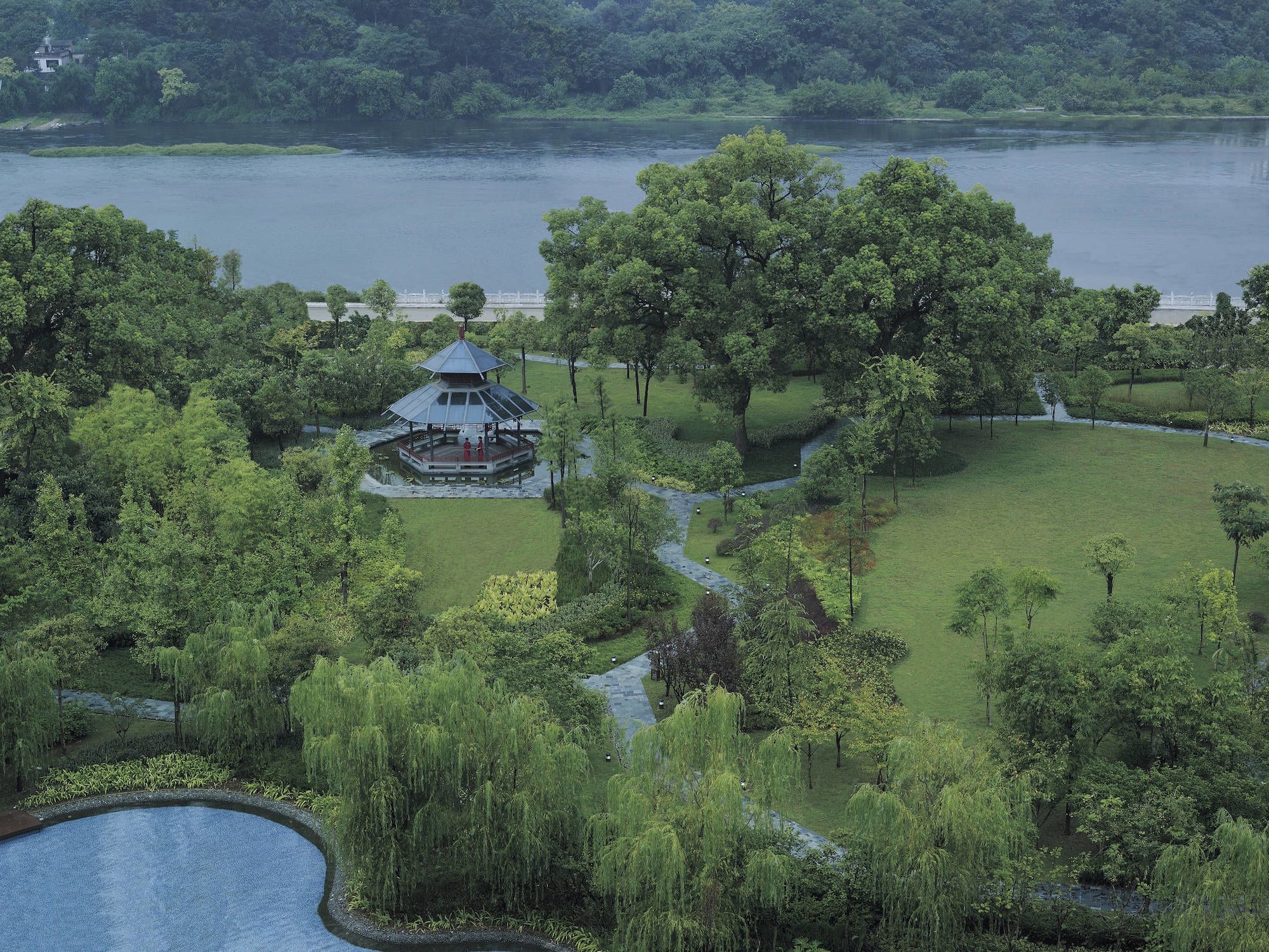 Shangri-La in Guilin: Hotel Garden
