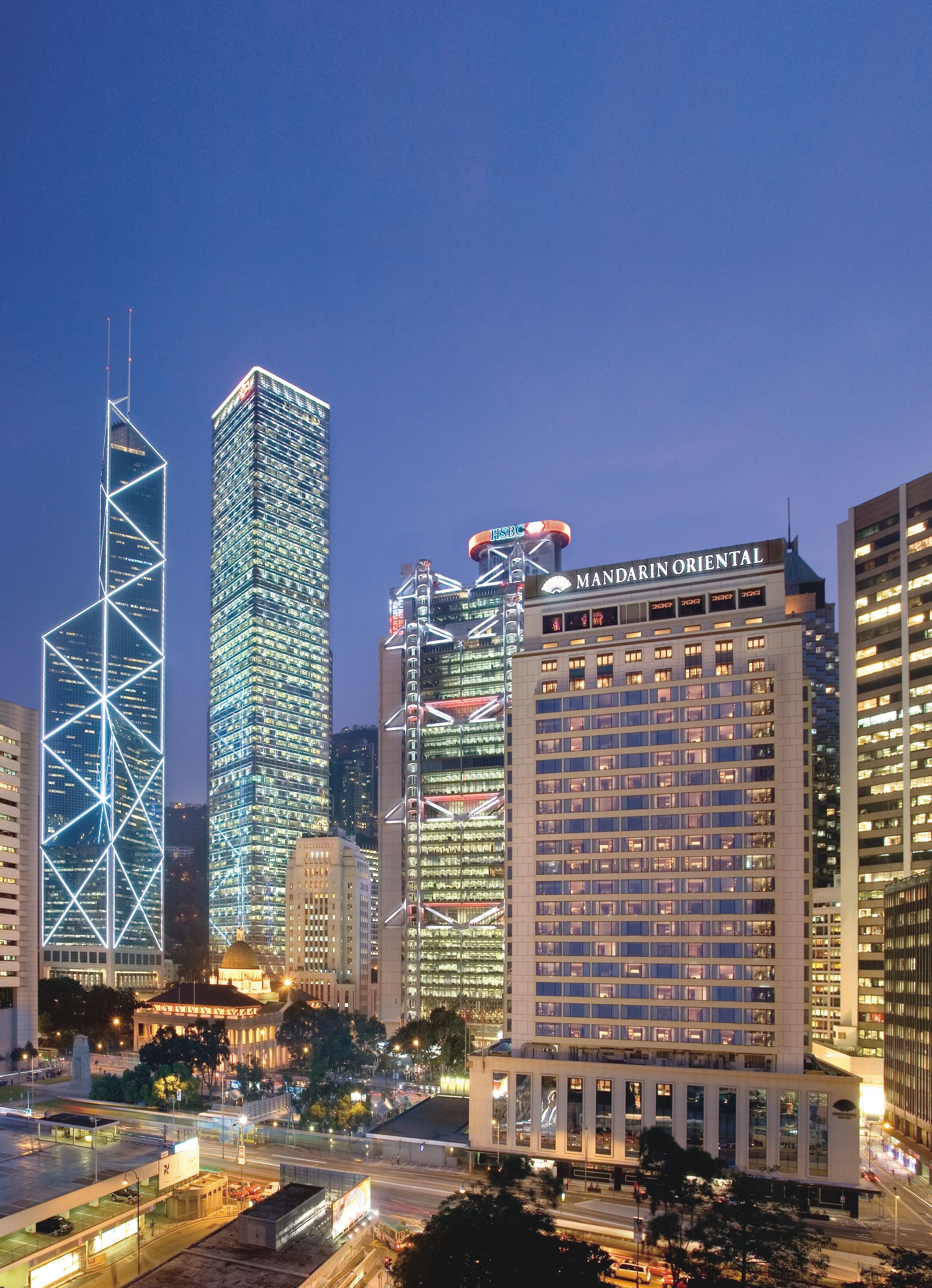 Mandarin Oriental in Hong Kong:  Exterior