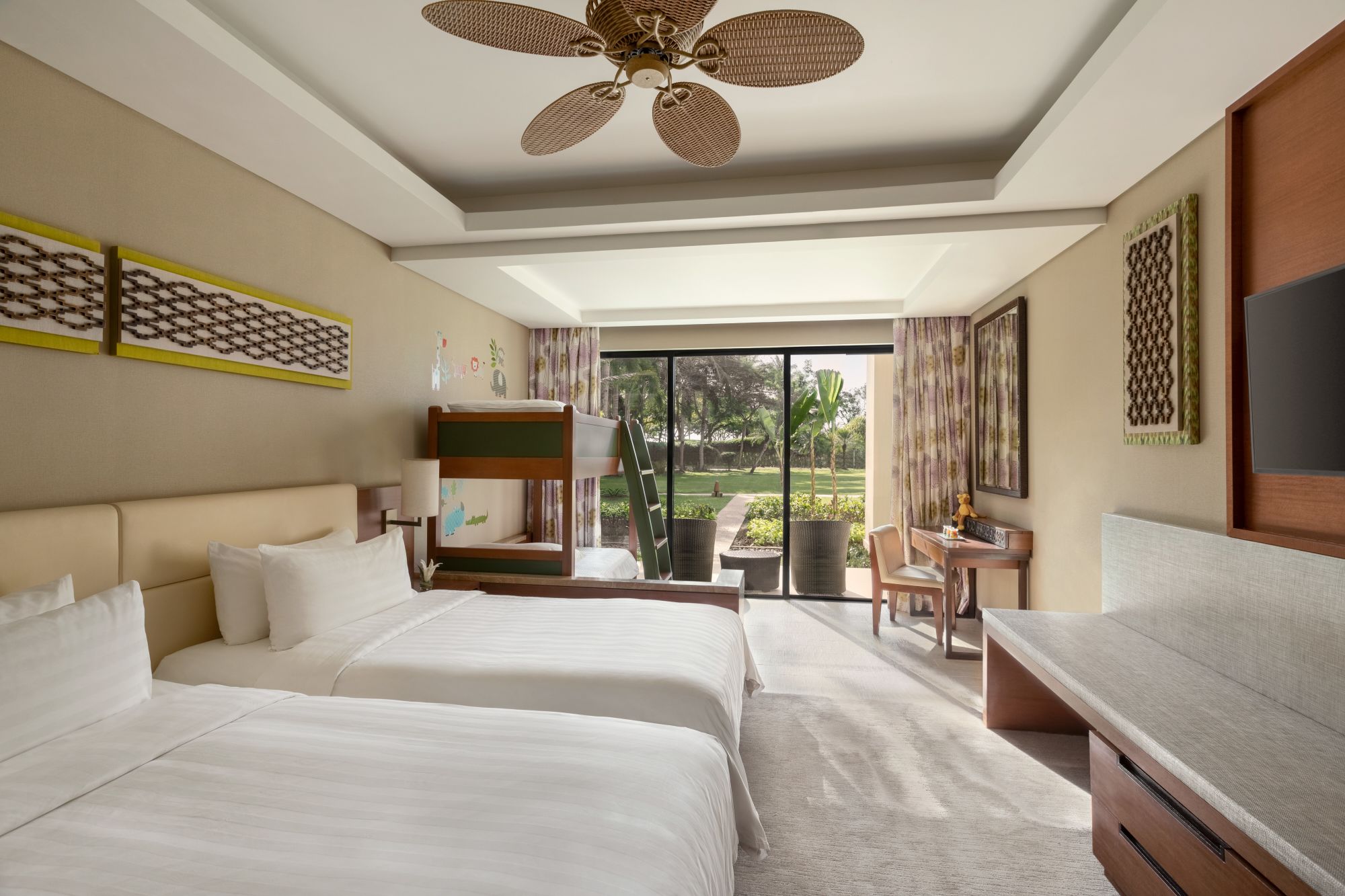 Shangri-La Rasa Ria à Kota Kinabalu: Deluxe Family Room | Twin
