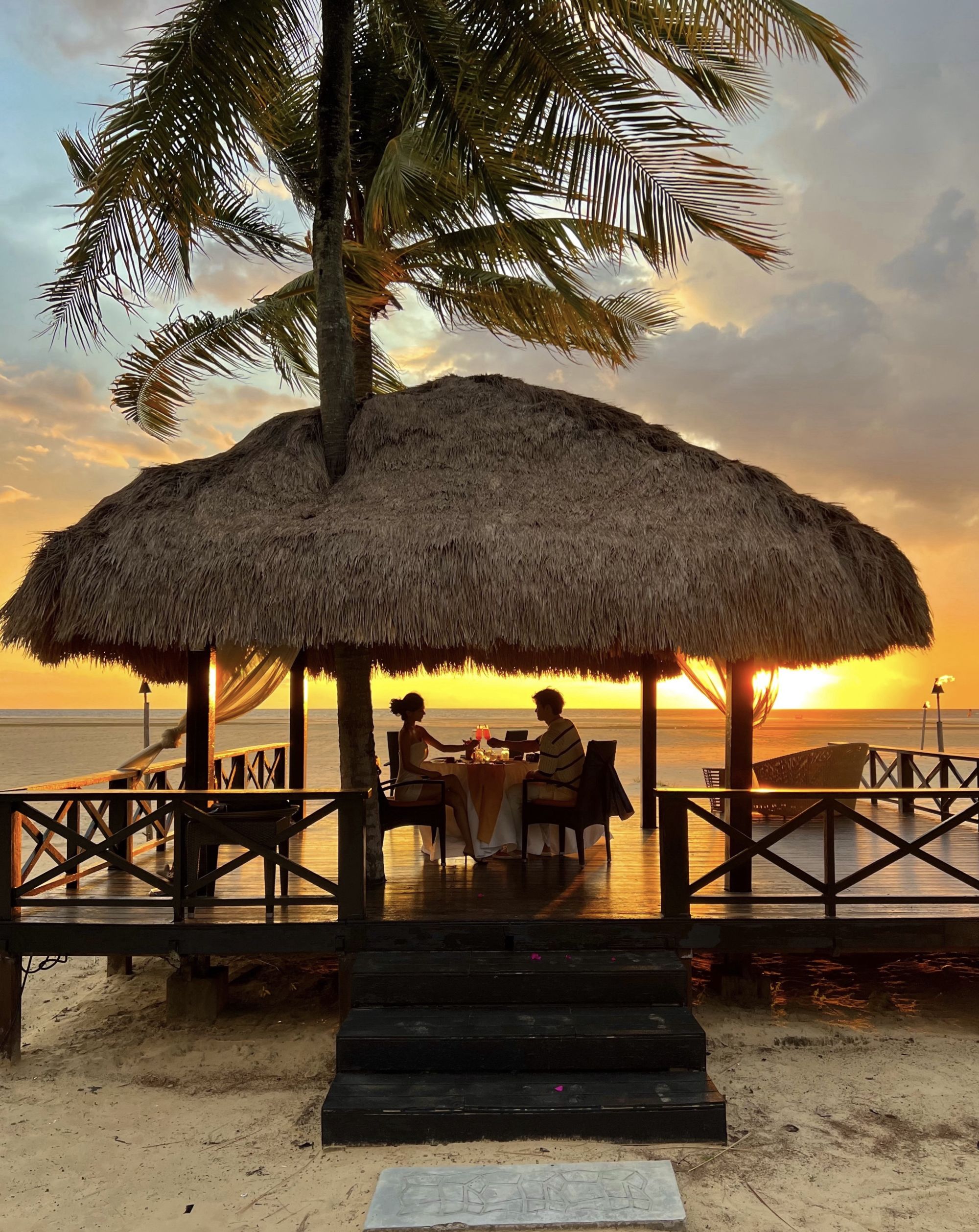 Shangri-La Rasa Ria à Kota Kinabalu: Gazebo Dinner