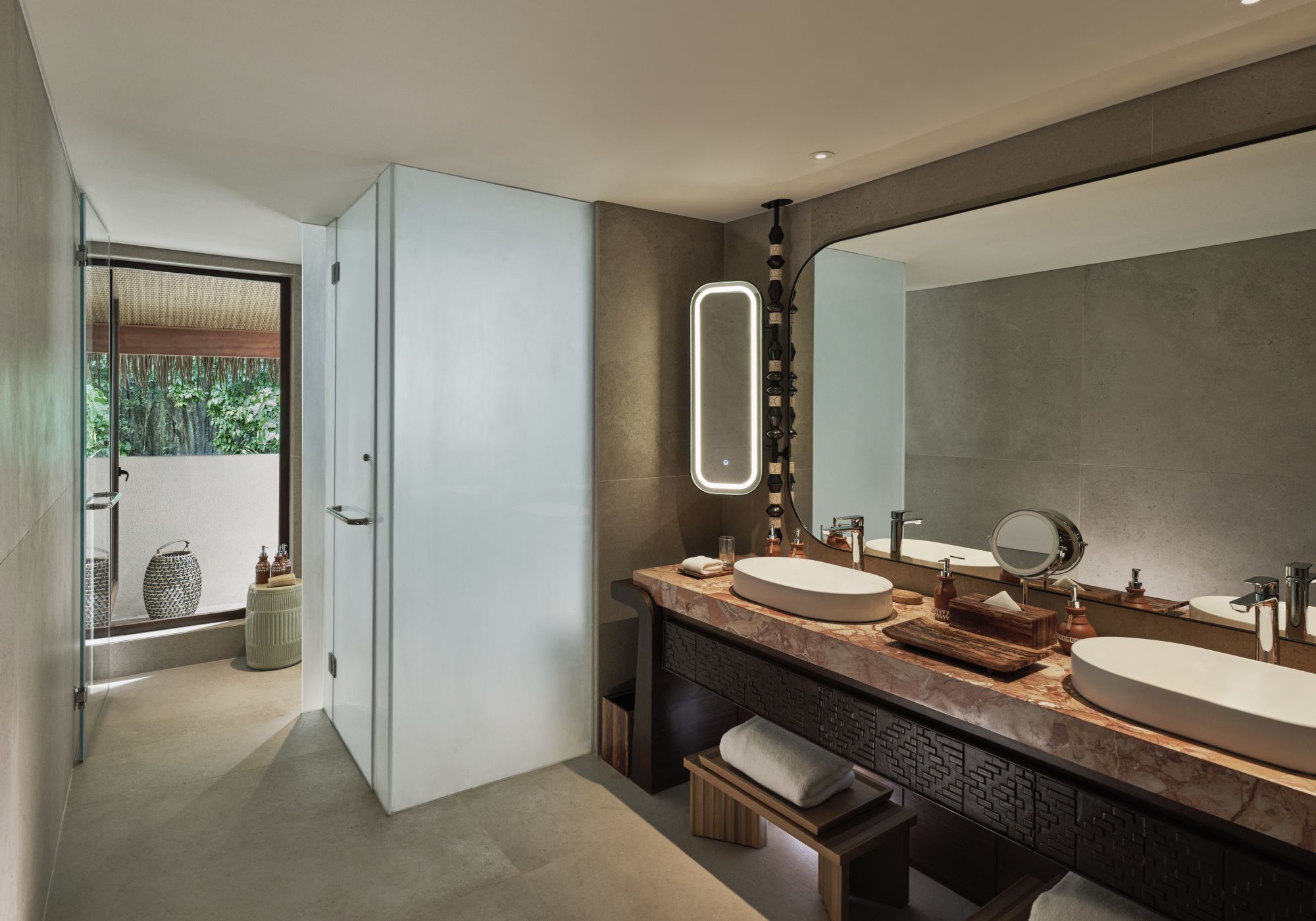 El Nido Resorts Lagen Island in Palawan:  Forest Room | Bathroom