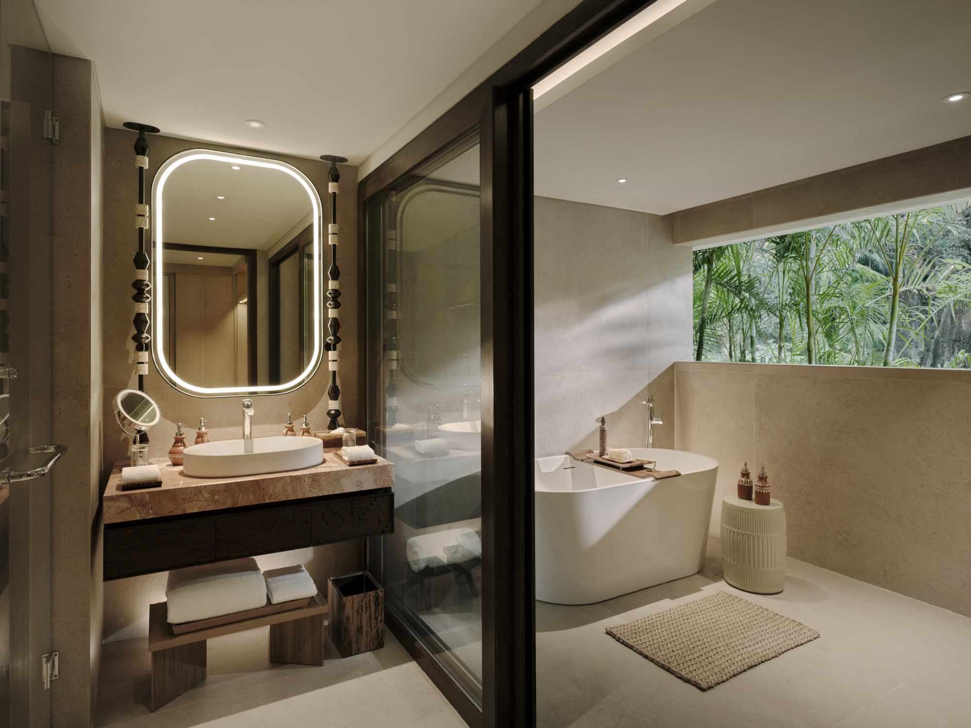 El Nido Resorts Lagen Island in Palawan:  Forest Room | Bathroom