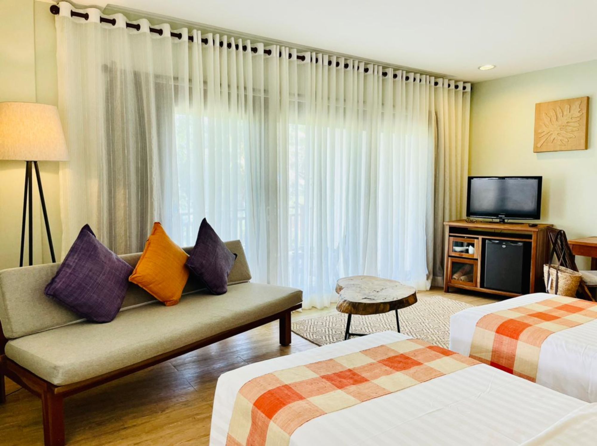 Amun Ini Beach Resort & Spa à Bohol: Deluxe | Twin Beds
