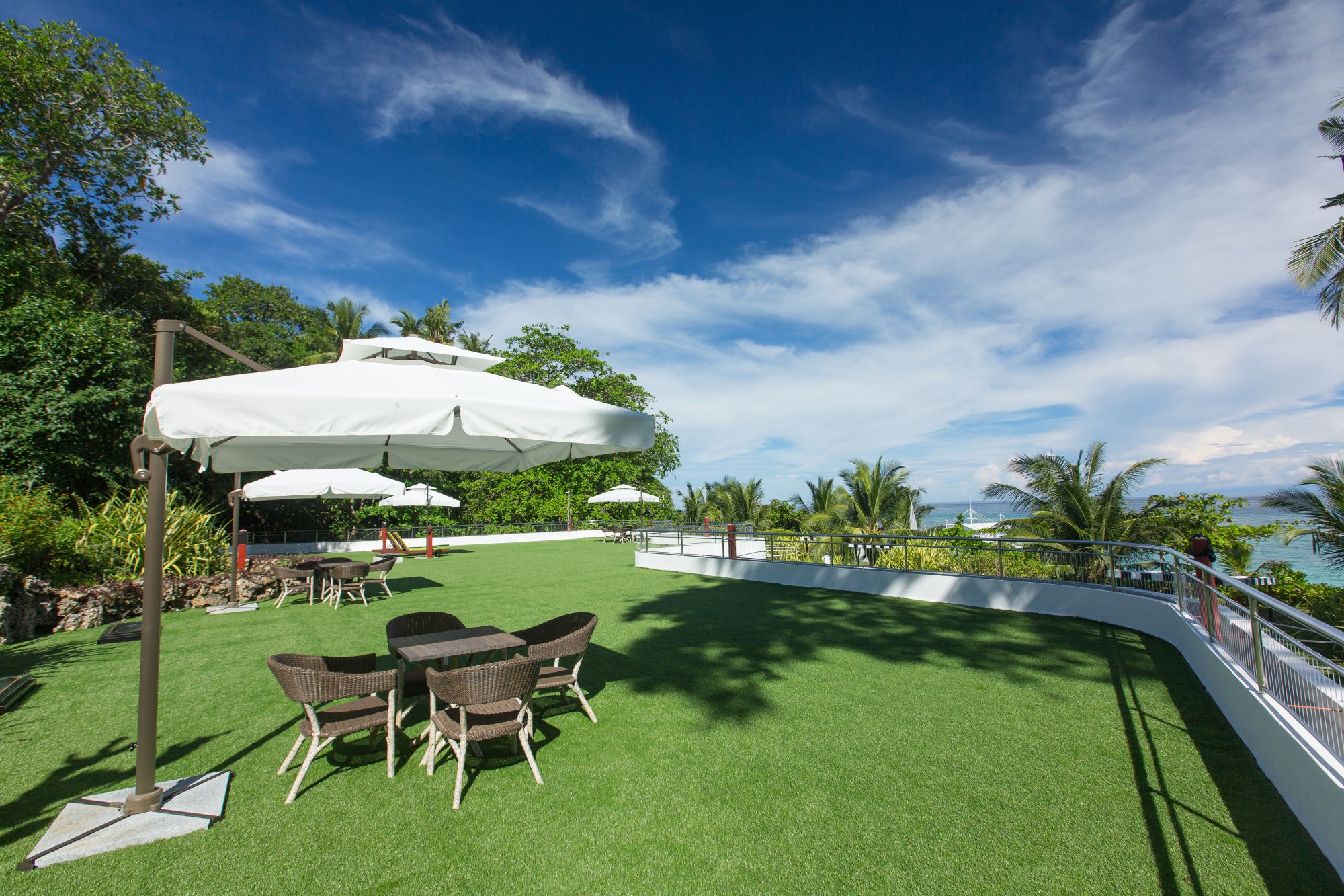 Amun Ini Beach Resort & Spa à Bohol: Terrace