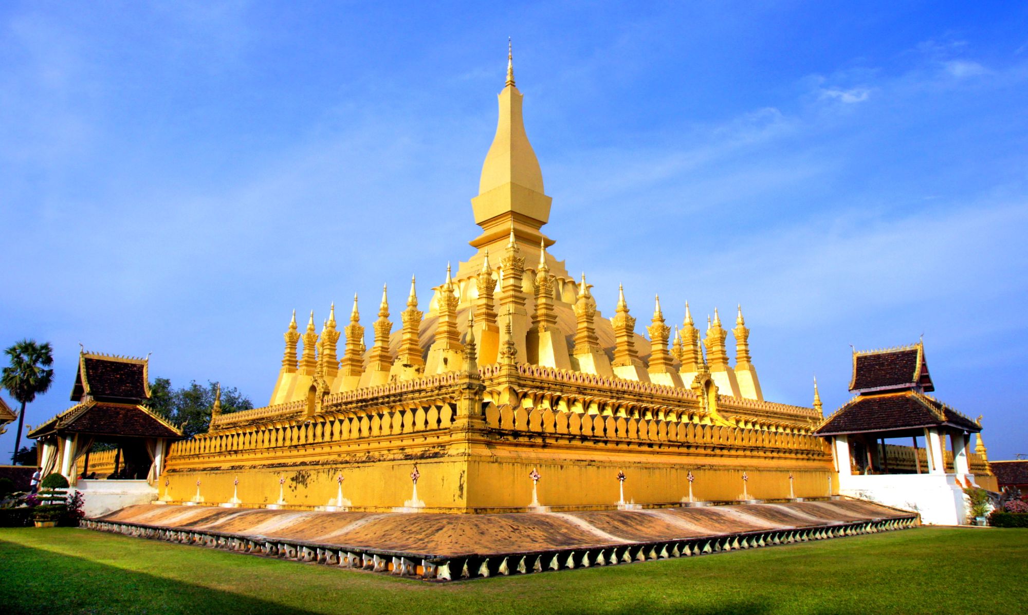 Leserreise SonntagsZeitung & BaslerZeitung - Vom pulsierenden Bangkok zu den 4'000 Inseln: Vientiane: Pha That Luang