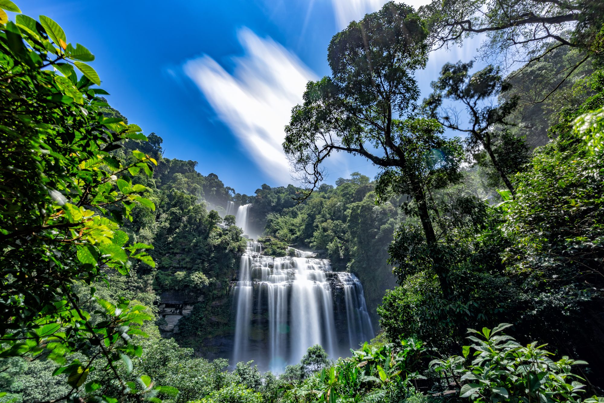 Leserreise mit Somedia - Sanftes Laos & der mächtige Mekong ab Vientiane: Tad Kamud waterfall