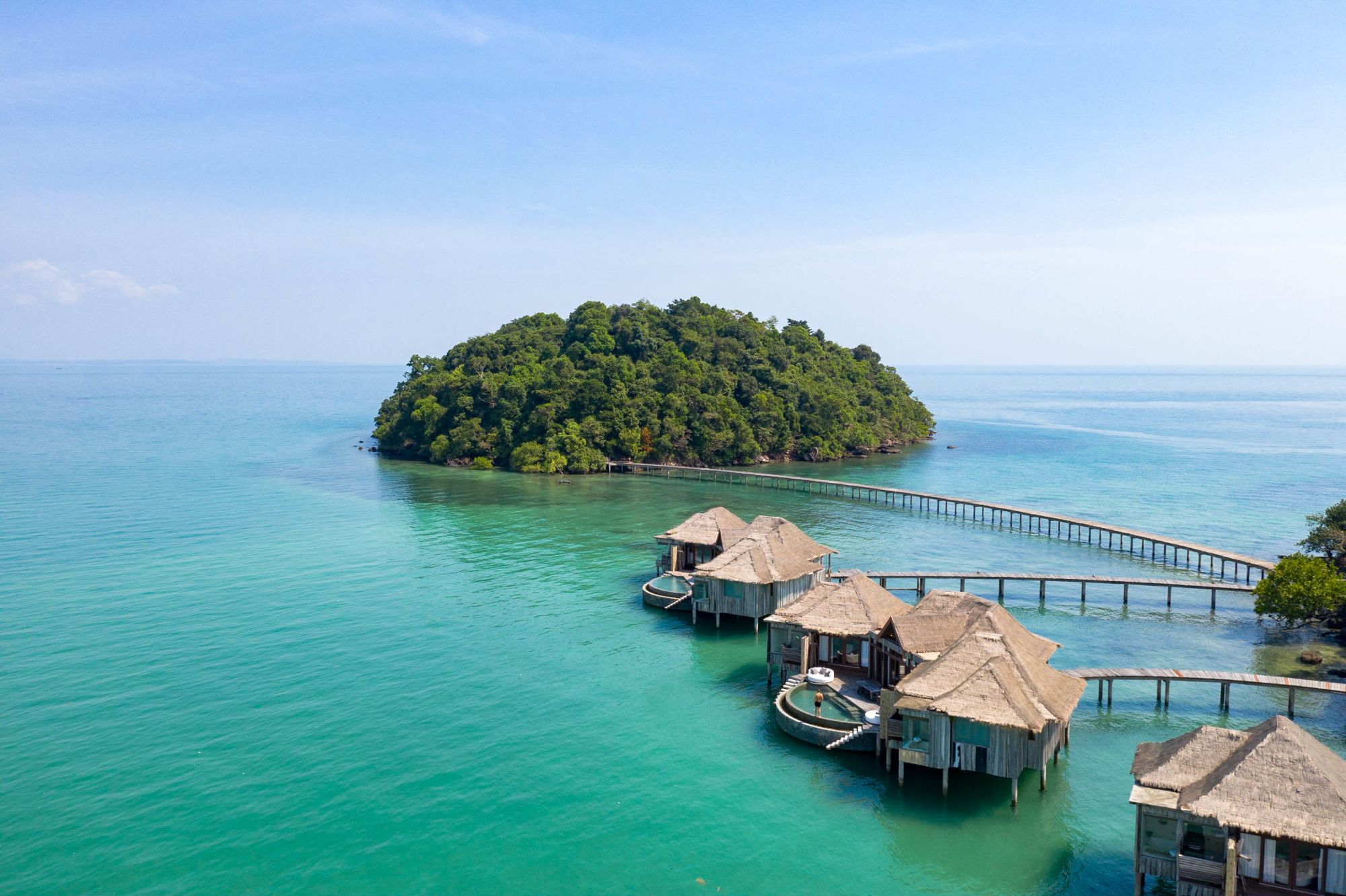 Song Saa Private Island à Koh Rong: Aerial Koh Bong