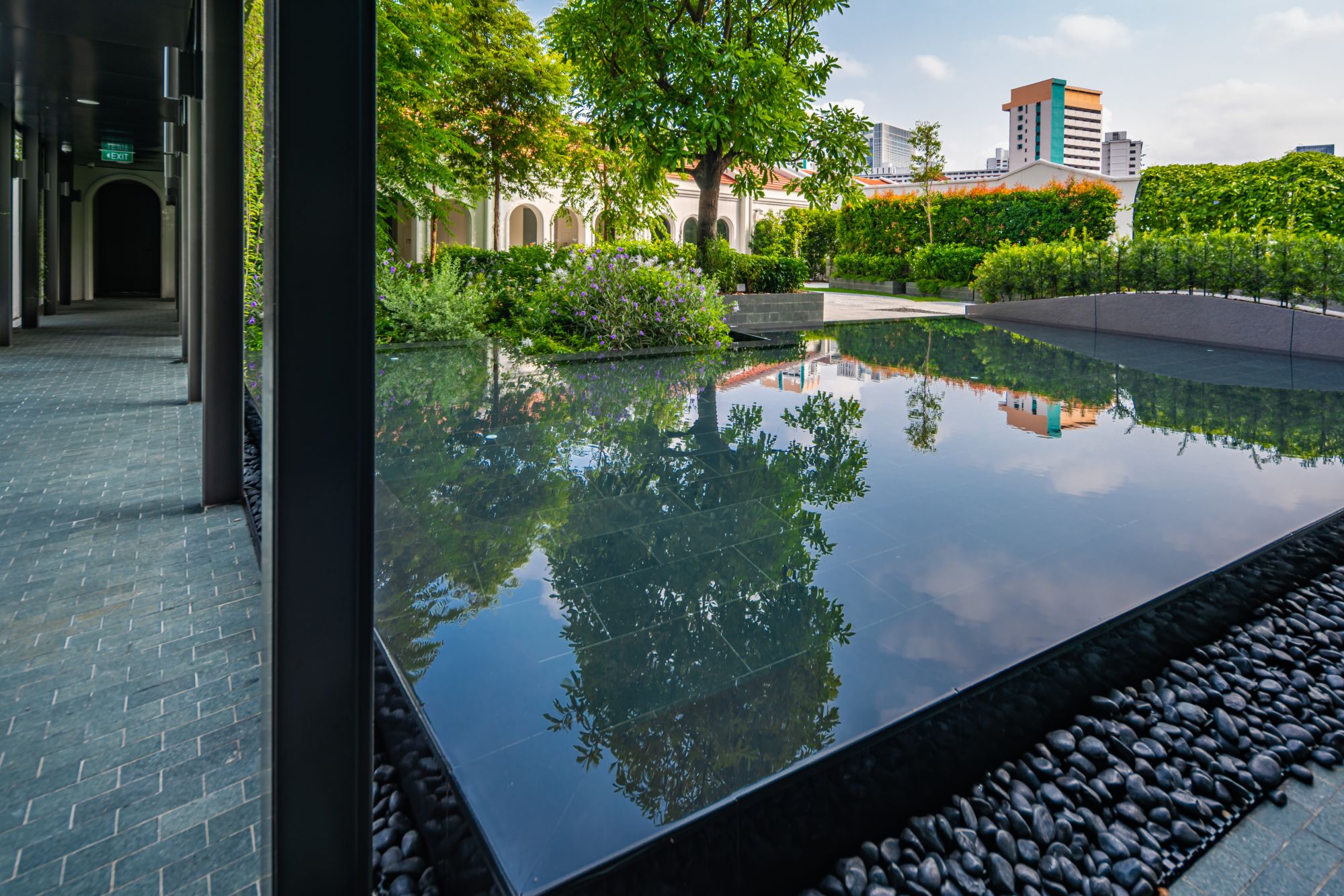 Mondrian Singapore Duxton in Singapur: Garden Water Feature