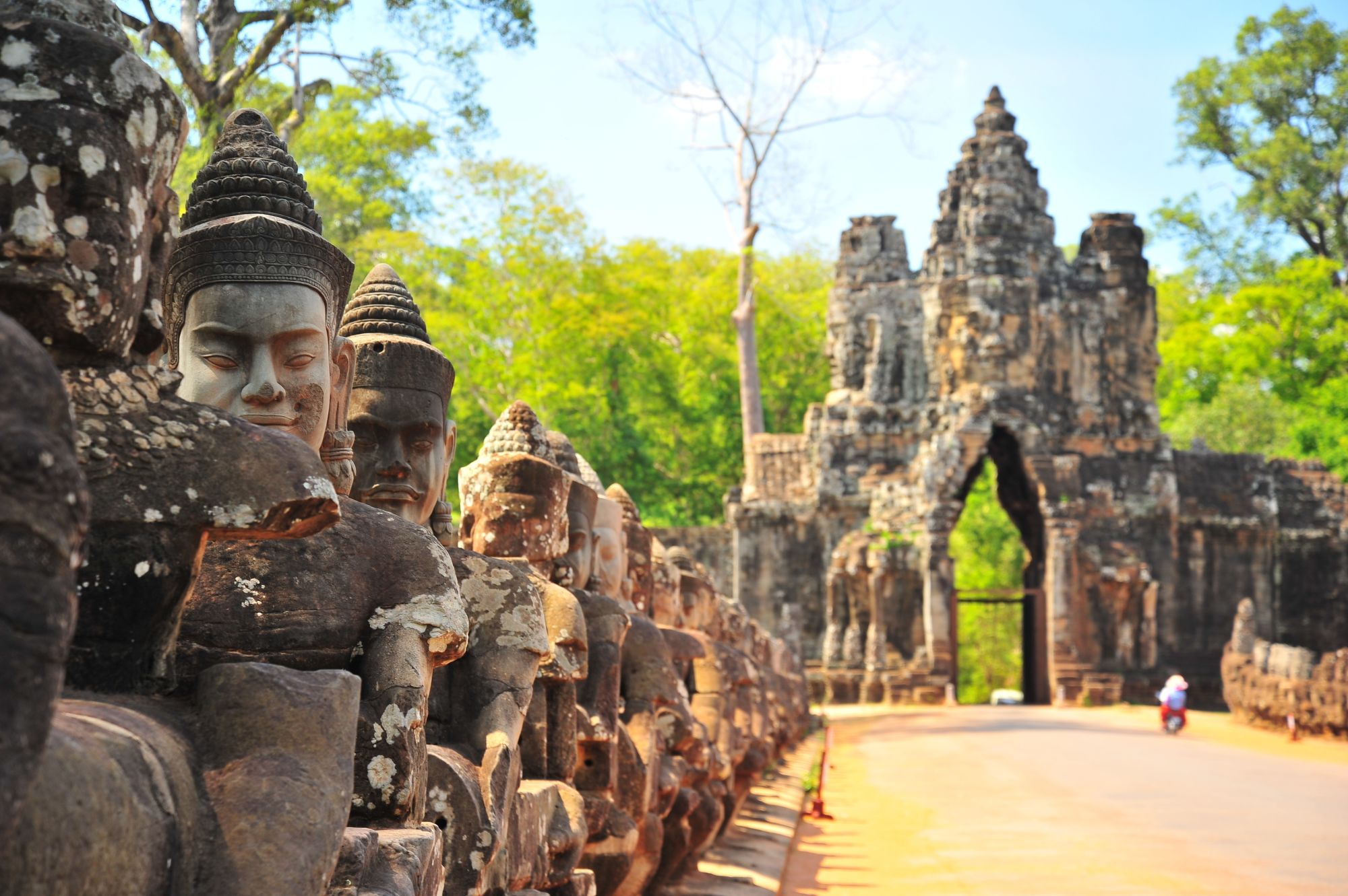 Angkor Entdecken in Siem Reap: Siem Reap Angkor Thom South Gate