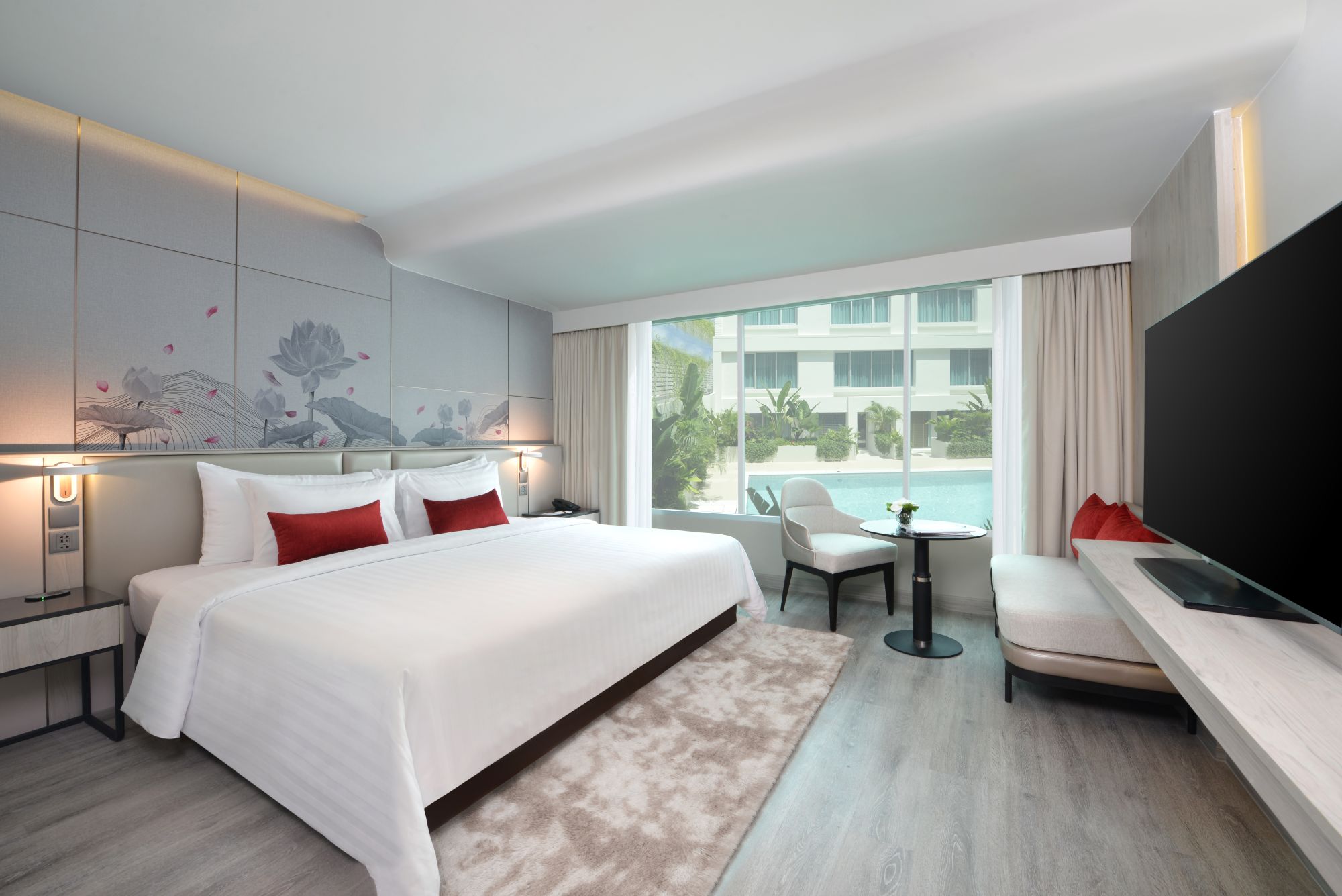 Centre Point Sukhumvit 10 à Bangkok: Deluxe Pool View