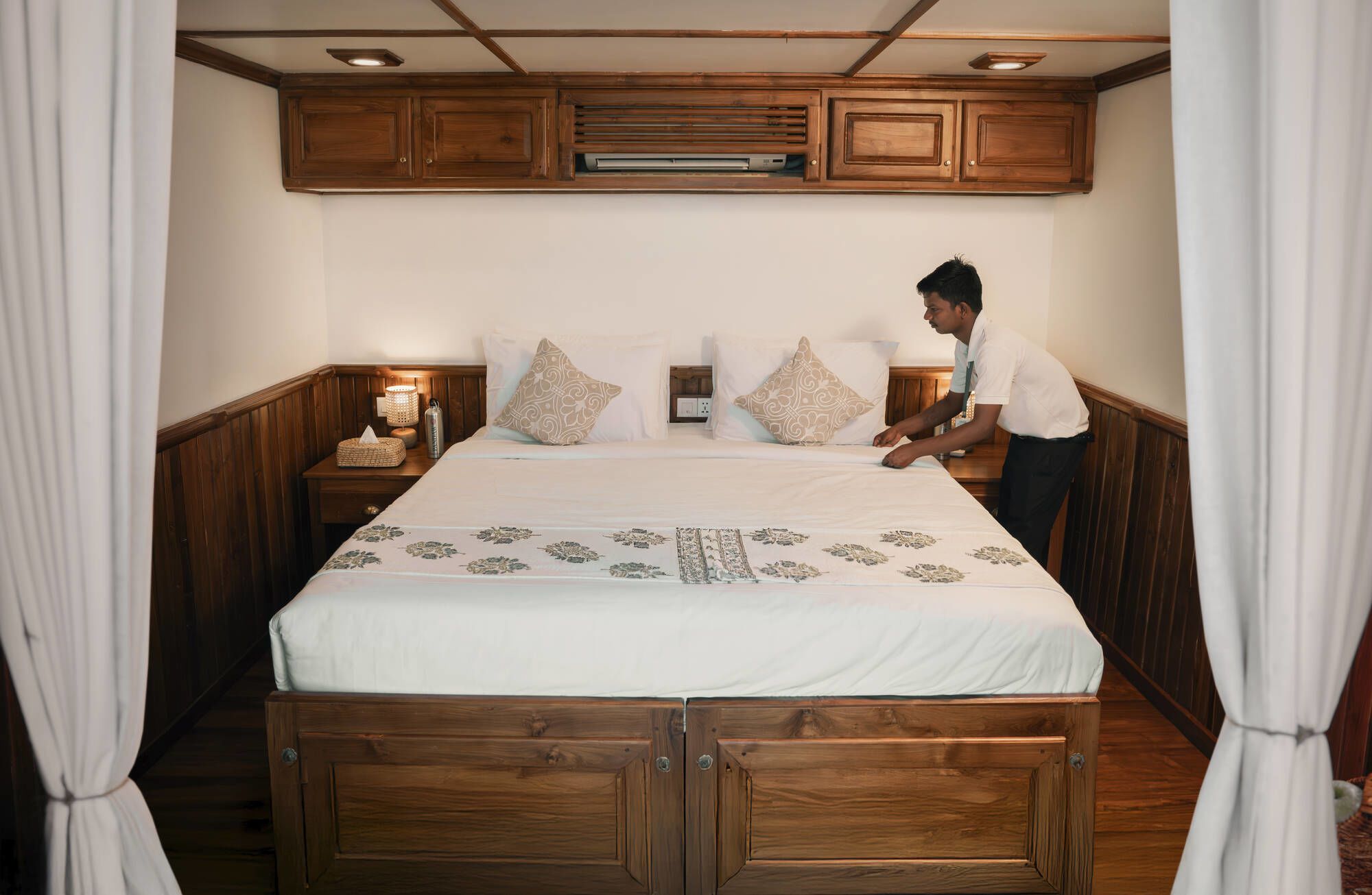 Keralas stille Wasserwelten ab Kochi: RV Kochi Pandaw | Stateroom Double