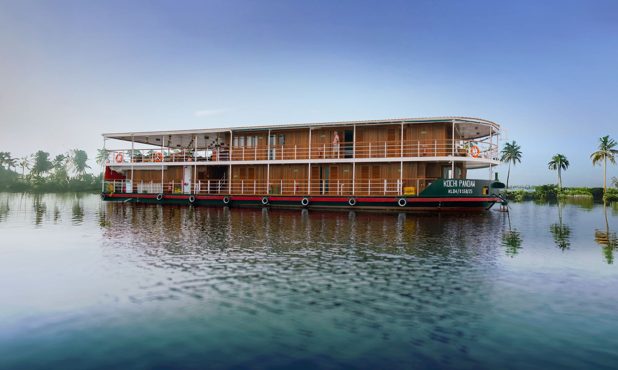 Keralas stille Wasserwelten ab Kochi: RV Kochi Pandaw