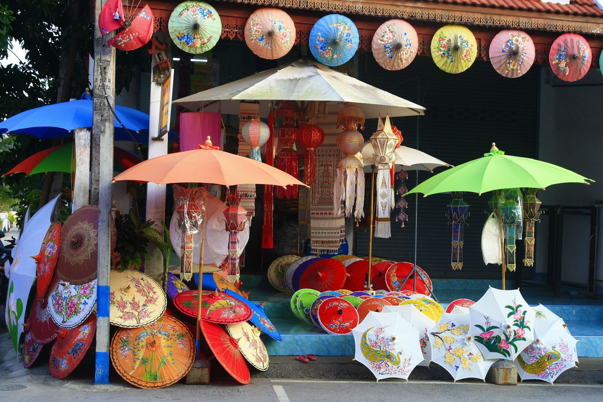 Chiang Mai City & Doi Suthep: Chiang Mai Umbrella Shop