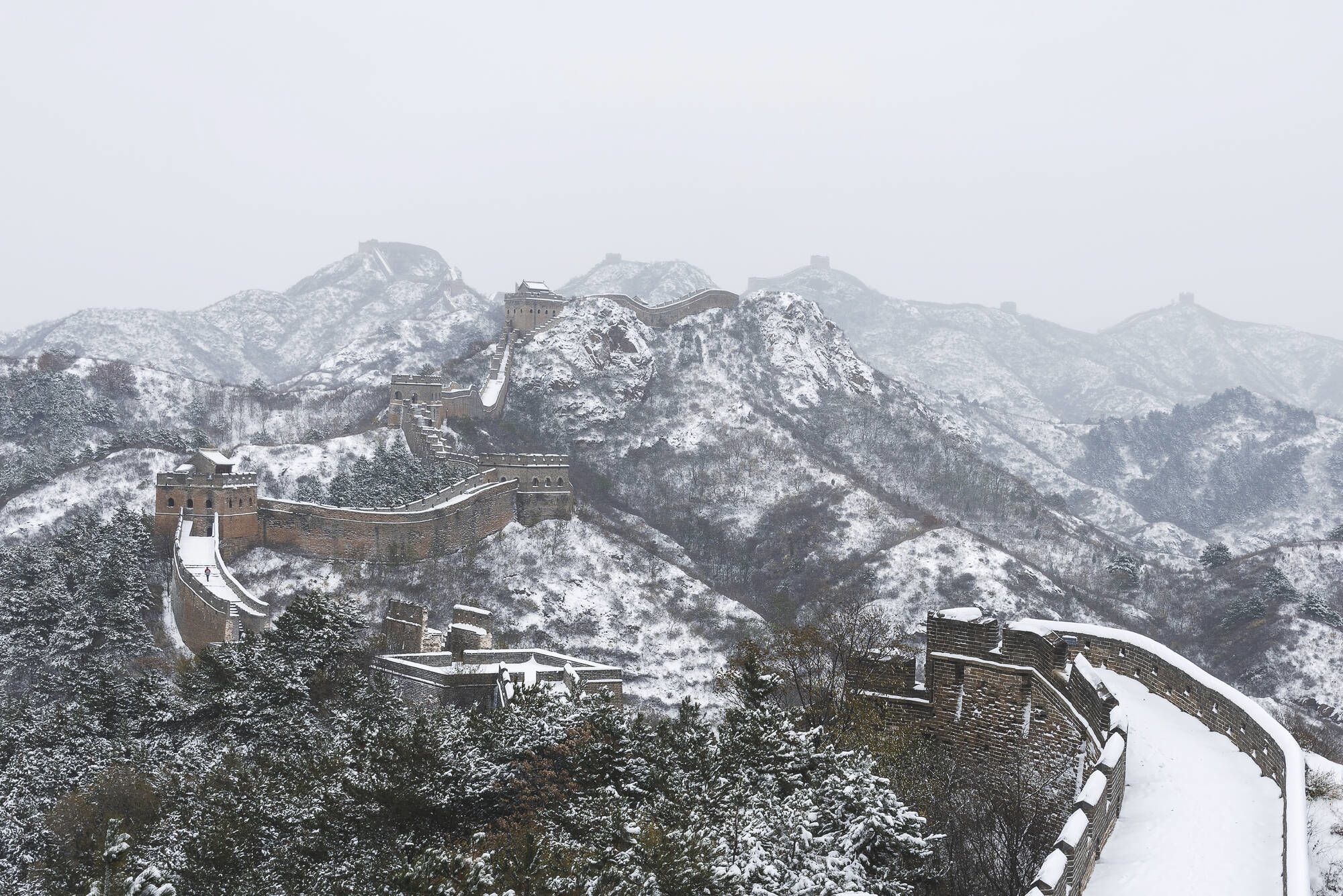 Nordostchina - im Zauber von Eis und Schnee ab Peking: Great Wall Jinshanling 