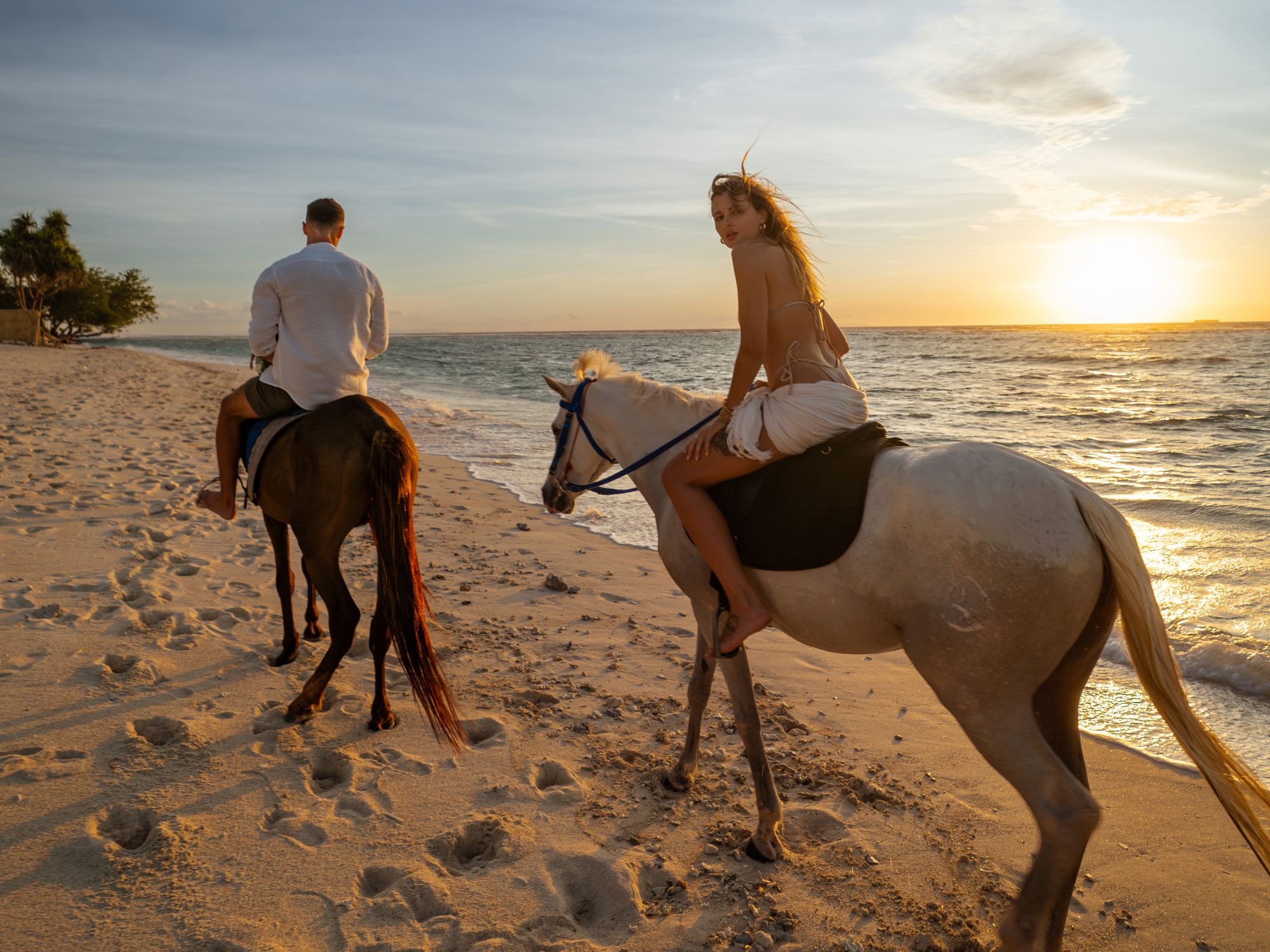 Cocana Resort in Gili:  horse riding