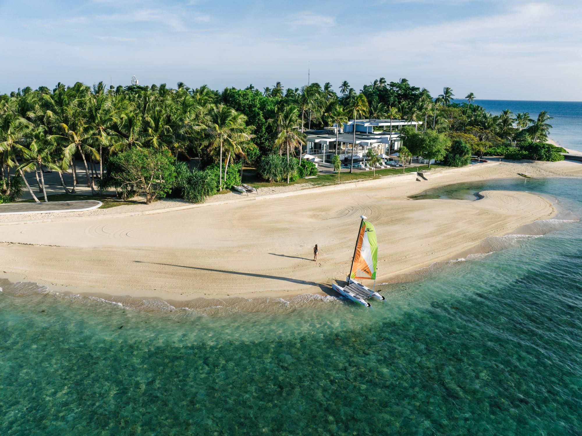 Banwa Private Island in Palawan: Hobie Cat sailing