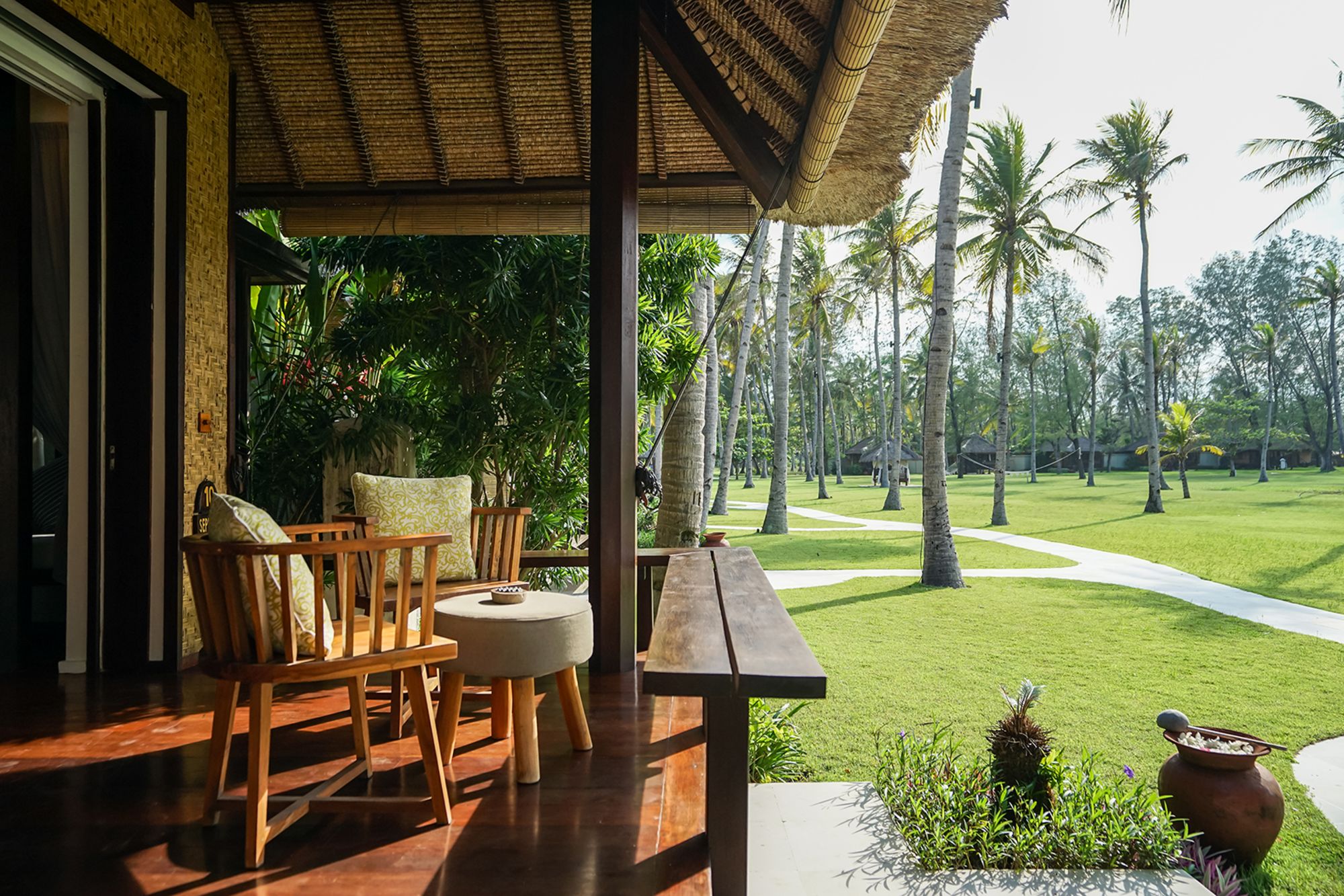 Pondok Santi Estate in Gili: Ocean Private Pool Villa