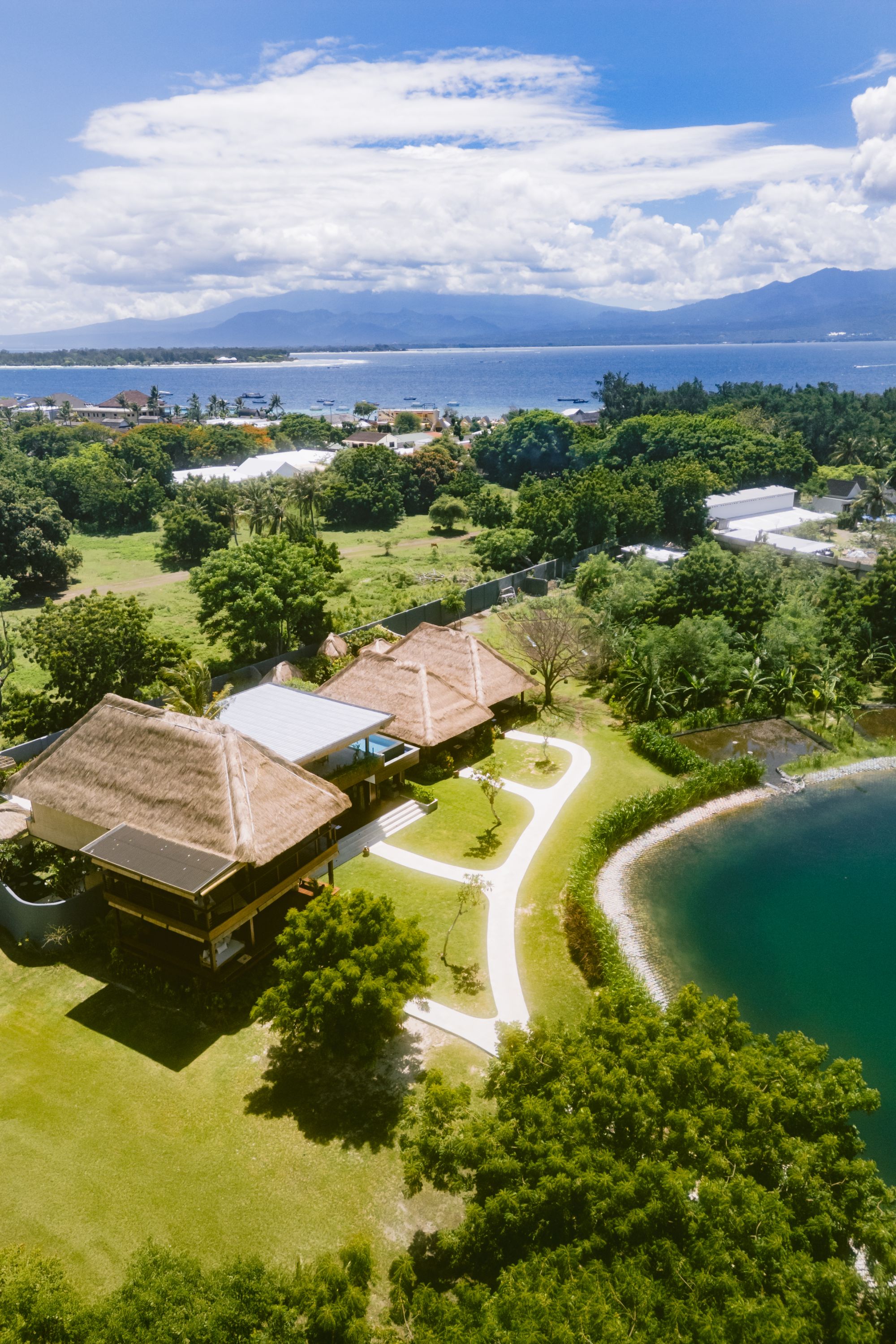 Pondok Santi Estate in Gili: Lake View Villa