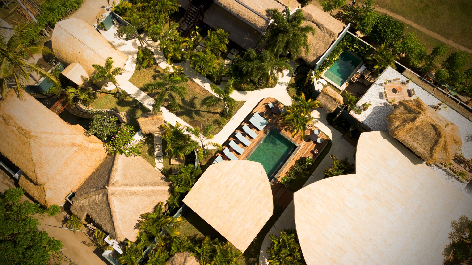 Villa Tokay à Gili: from above