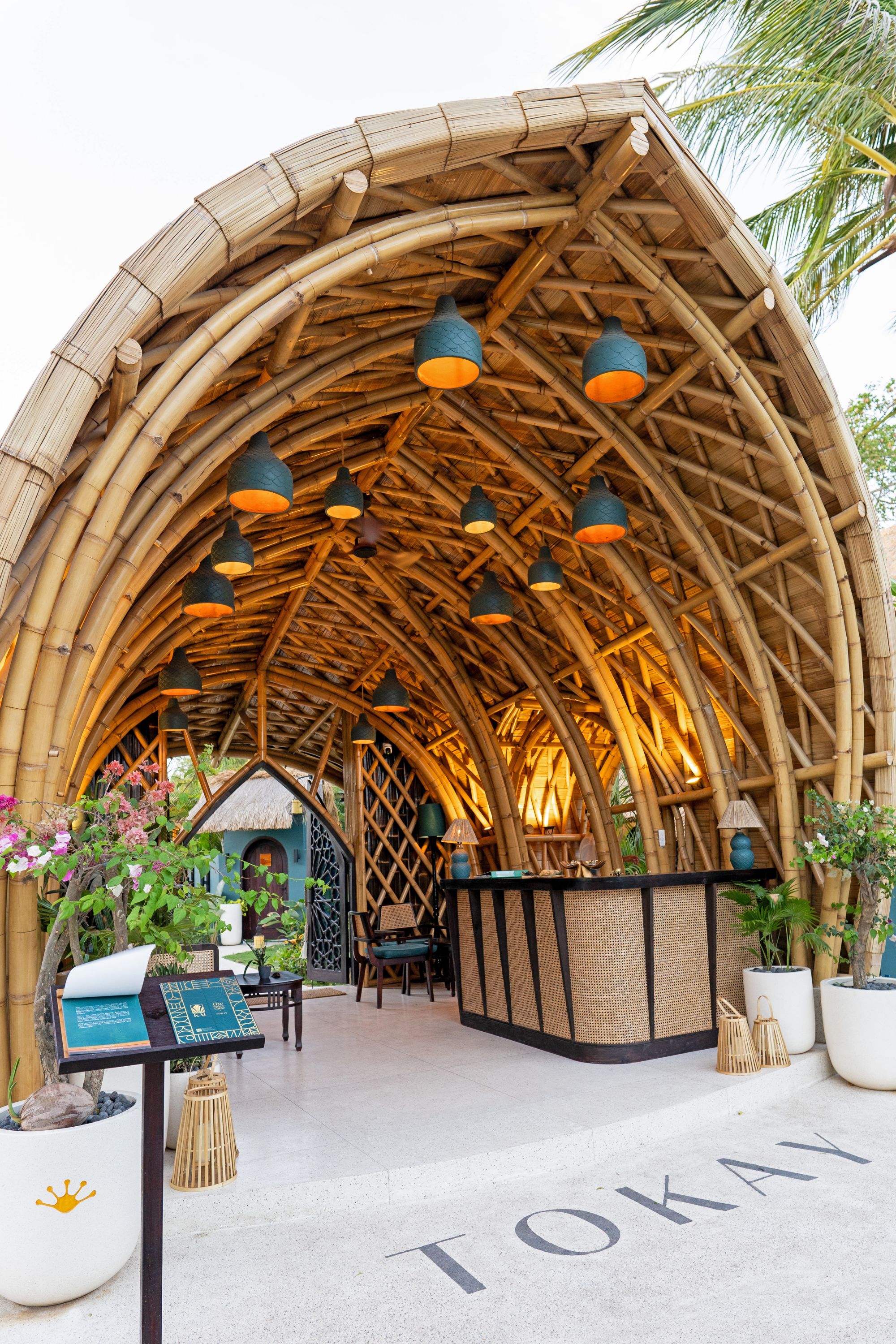 Villa Tokay à Gili: Resort entrance