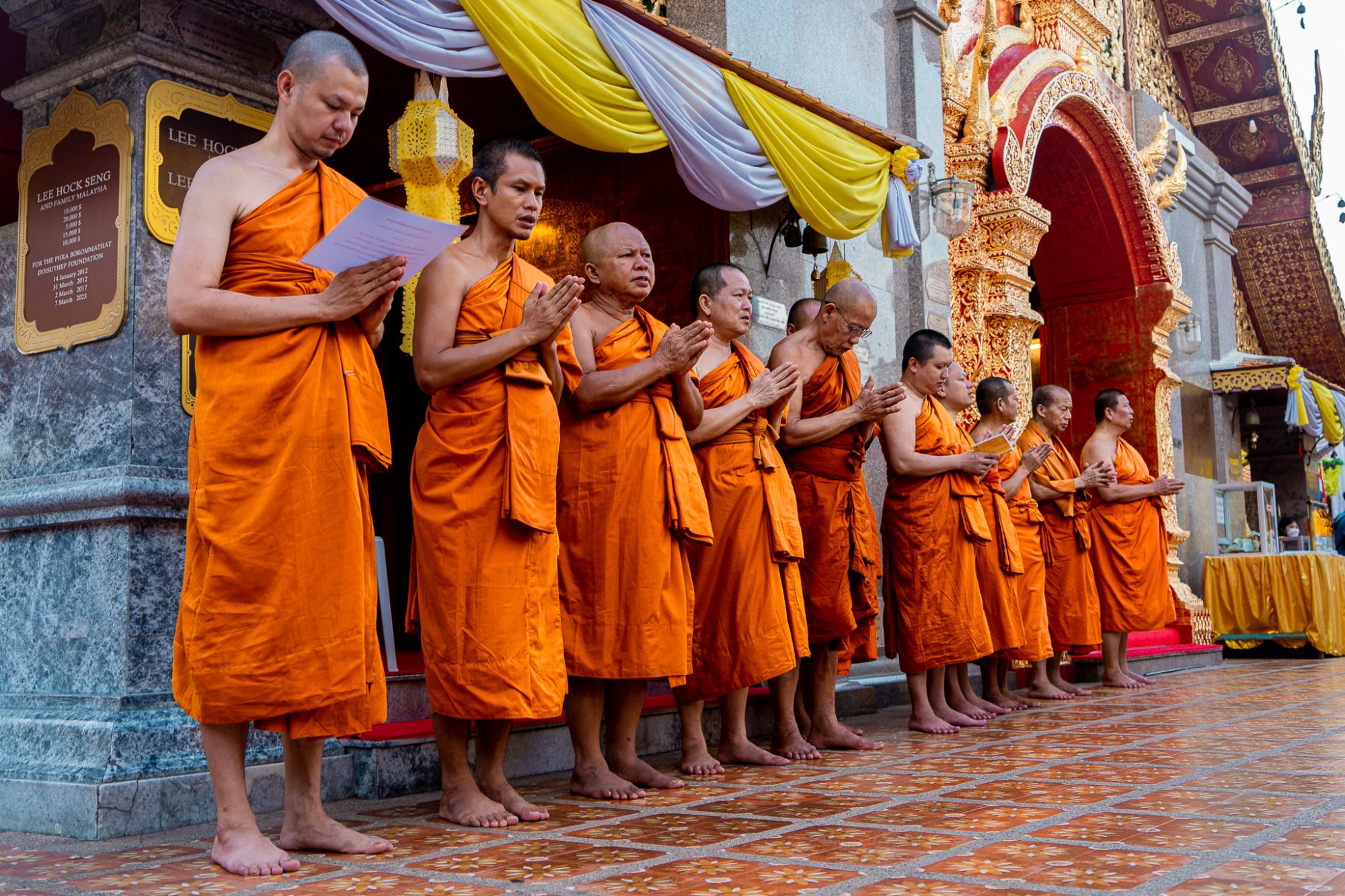 Les hauts lieux de la Thaïlande de Bangkok: Doi Suthep | Monch Chanting