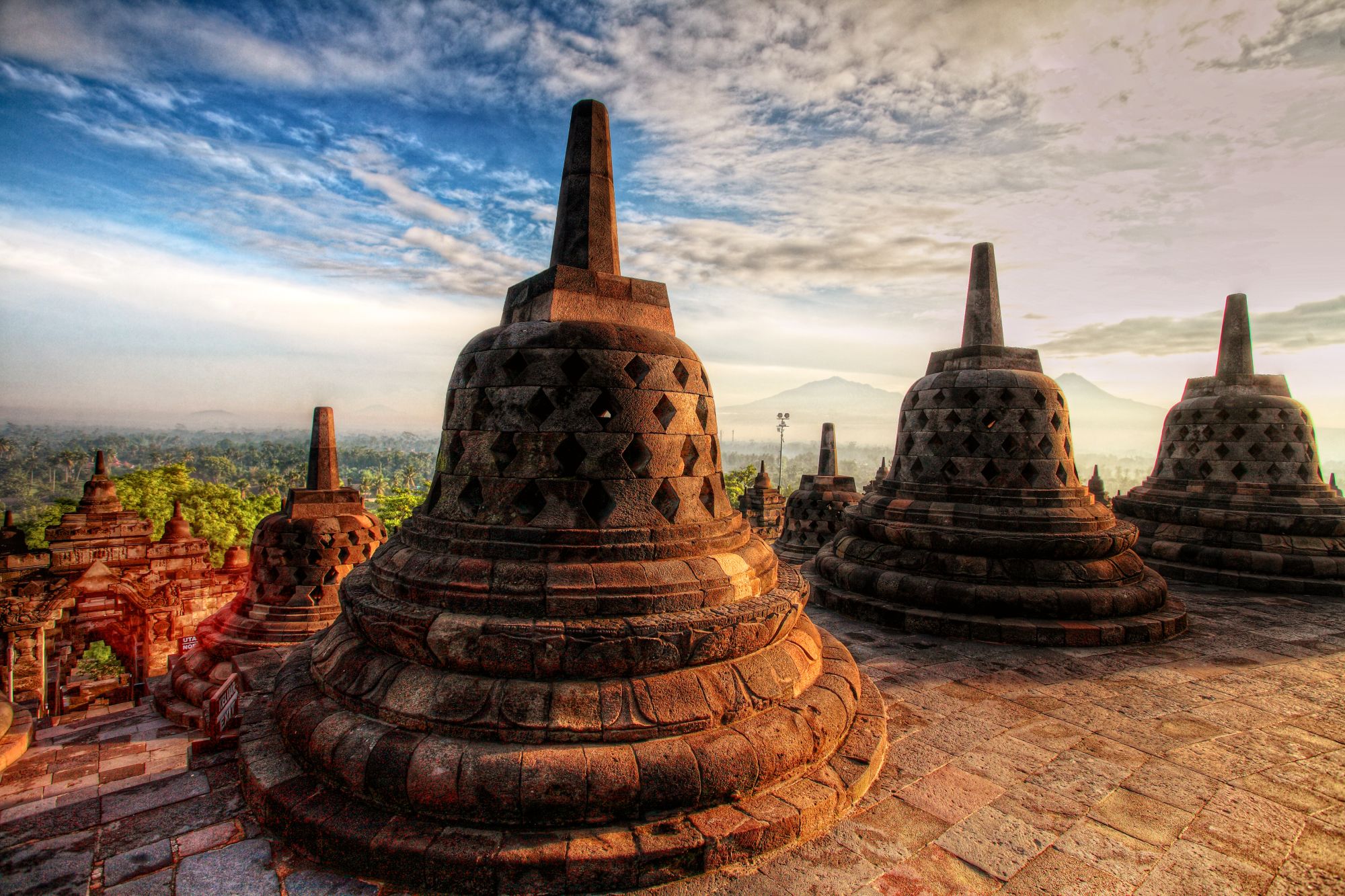 Java-Bali compactes de Yogyakarta: Yogyakarta Borobudur