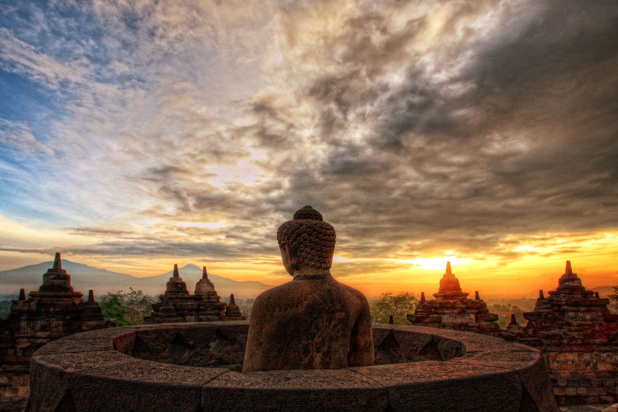 Java-Bali compactes de Yogyakarta: Yogyakarta Borobudur
