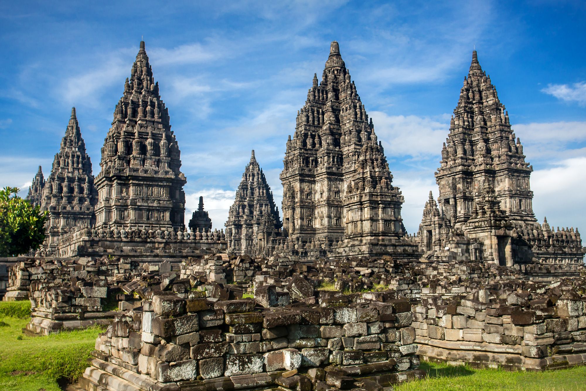 Java-Bali compactes de Yogyakarta: Yogyakarta: Prambanan Temple