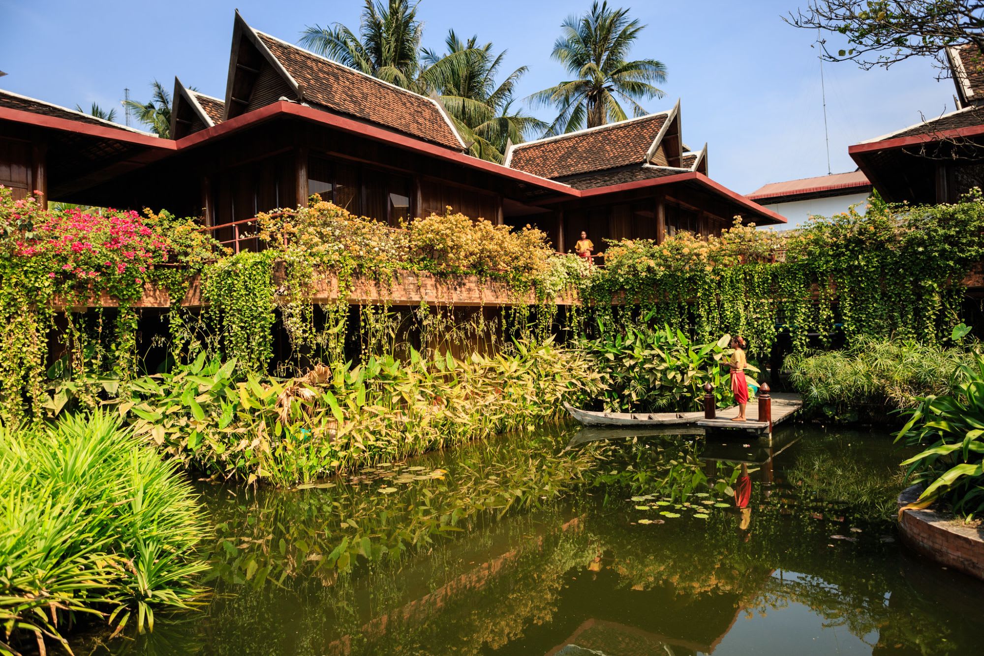 Angkor Village Hotel à Siem Reap: lotus pond