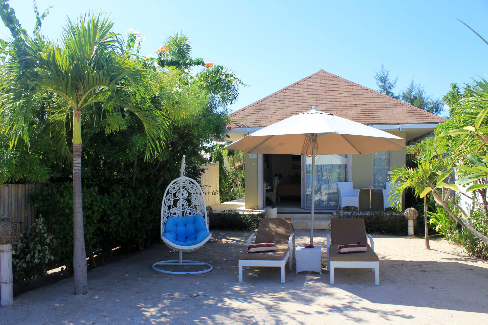 Mahamaya à Gili: Beachfront Villa