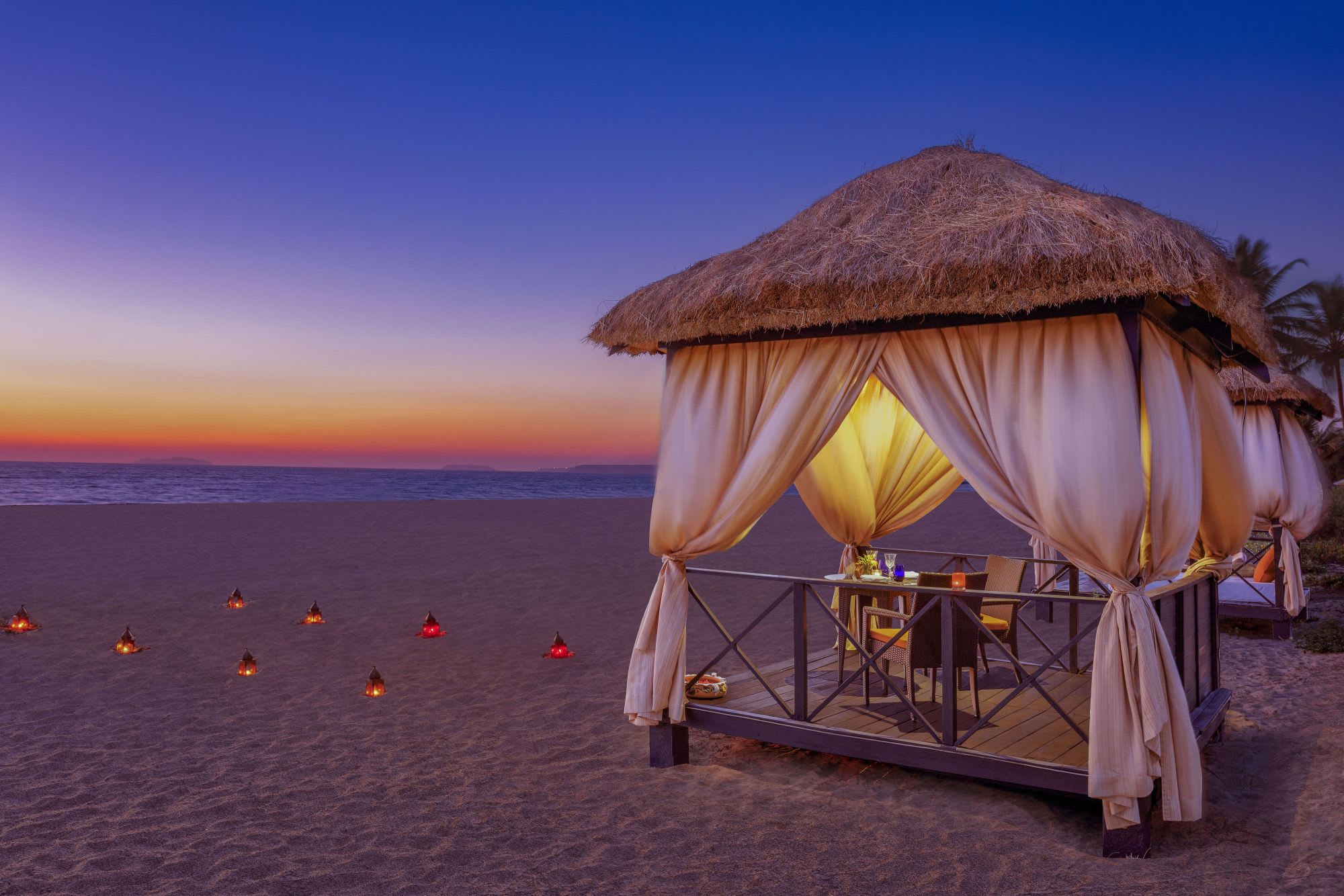ITC Grand Goa Resort & Spa: Cabana - Private Dining Experience