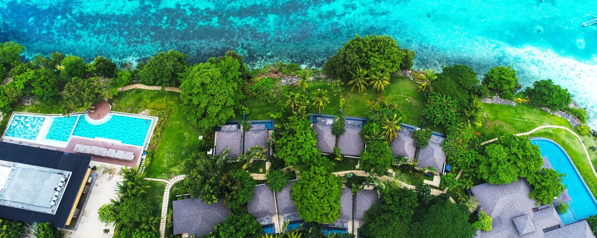Amorita Resort in Bohol:  Amorita from the Air