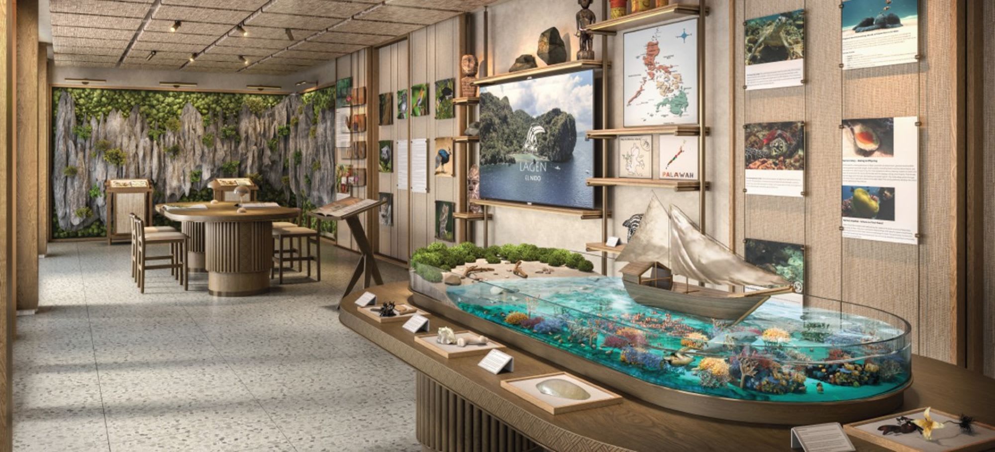 El Nido Resorts Lagen Island in Palawan:  Conservation Gallery