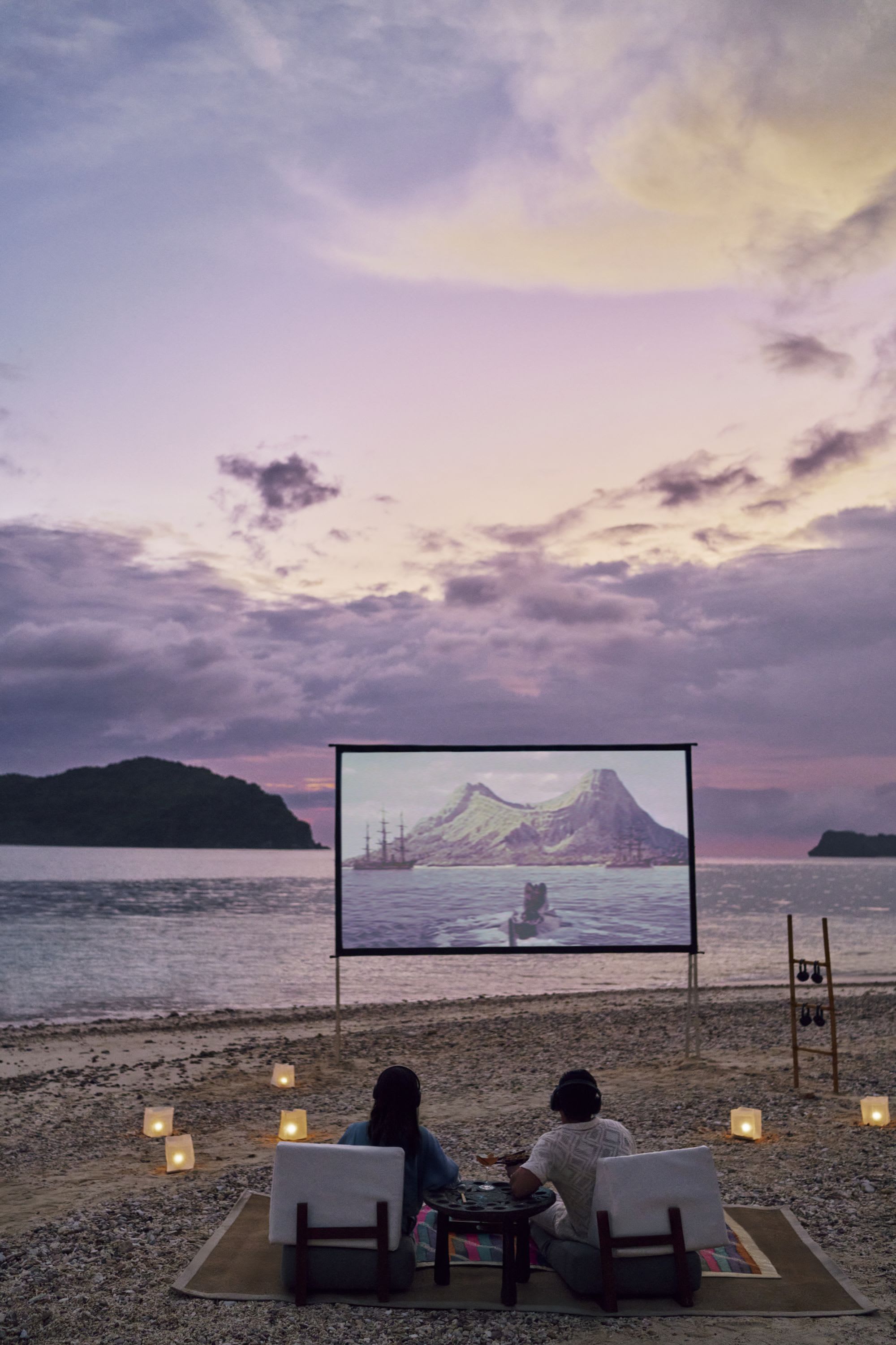 El Nido Resorts Pangulasian Island à Palawan: Beach Movie Night