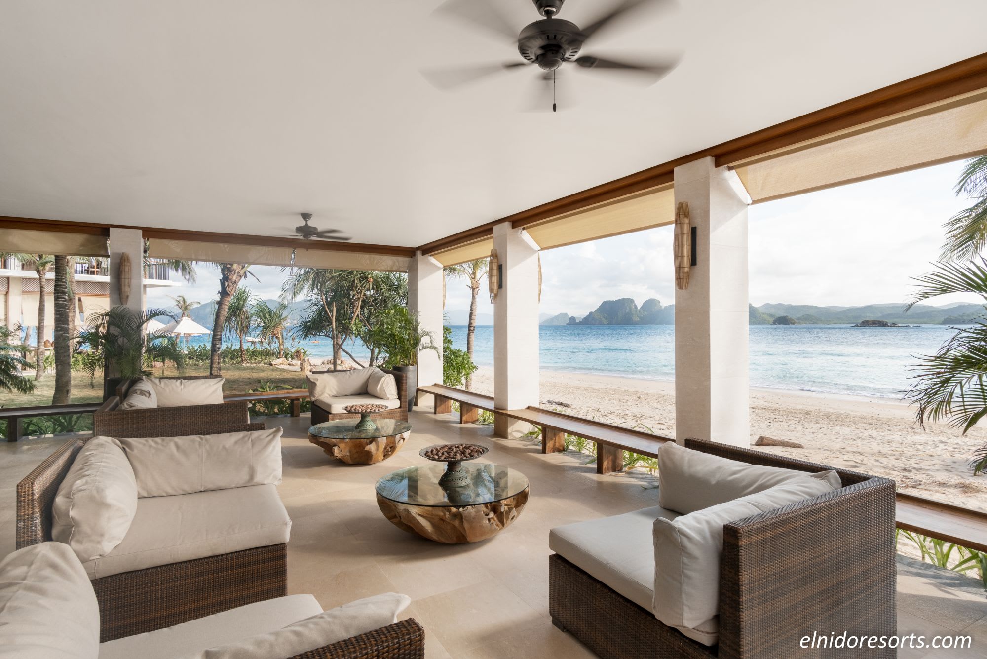 El Nido Resorts Pangulasian Island à Palawan: Front Office Lounge Area
