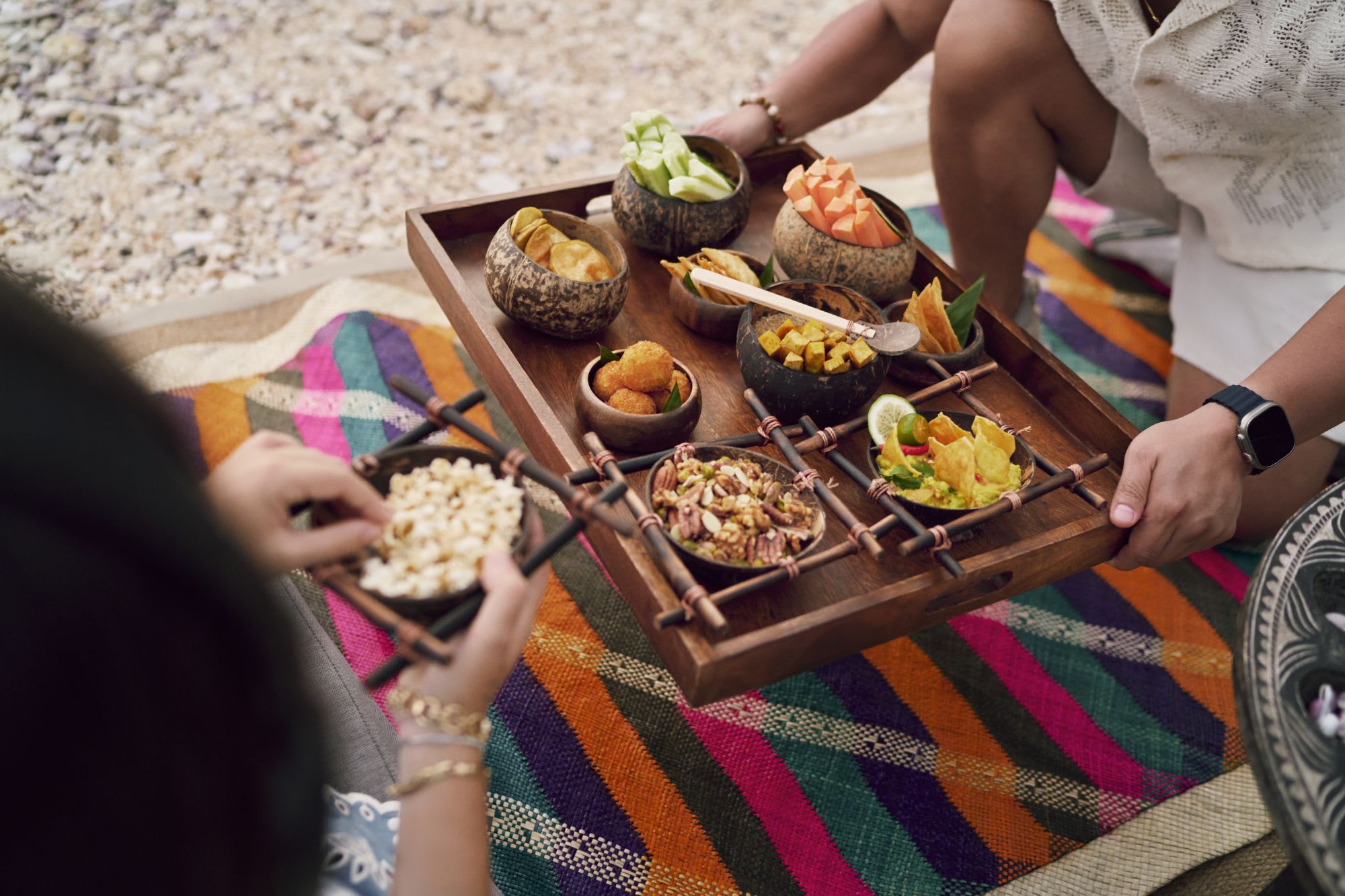 El Nido Resorts Pangulasian Island à Palawan: Picnic by the Beach