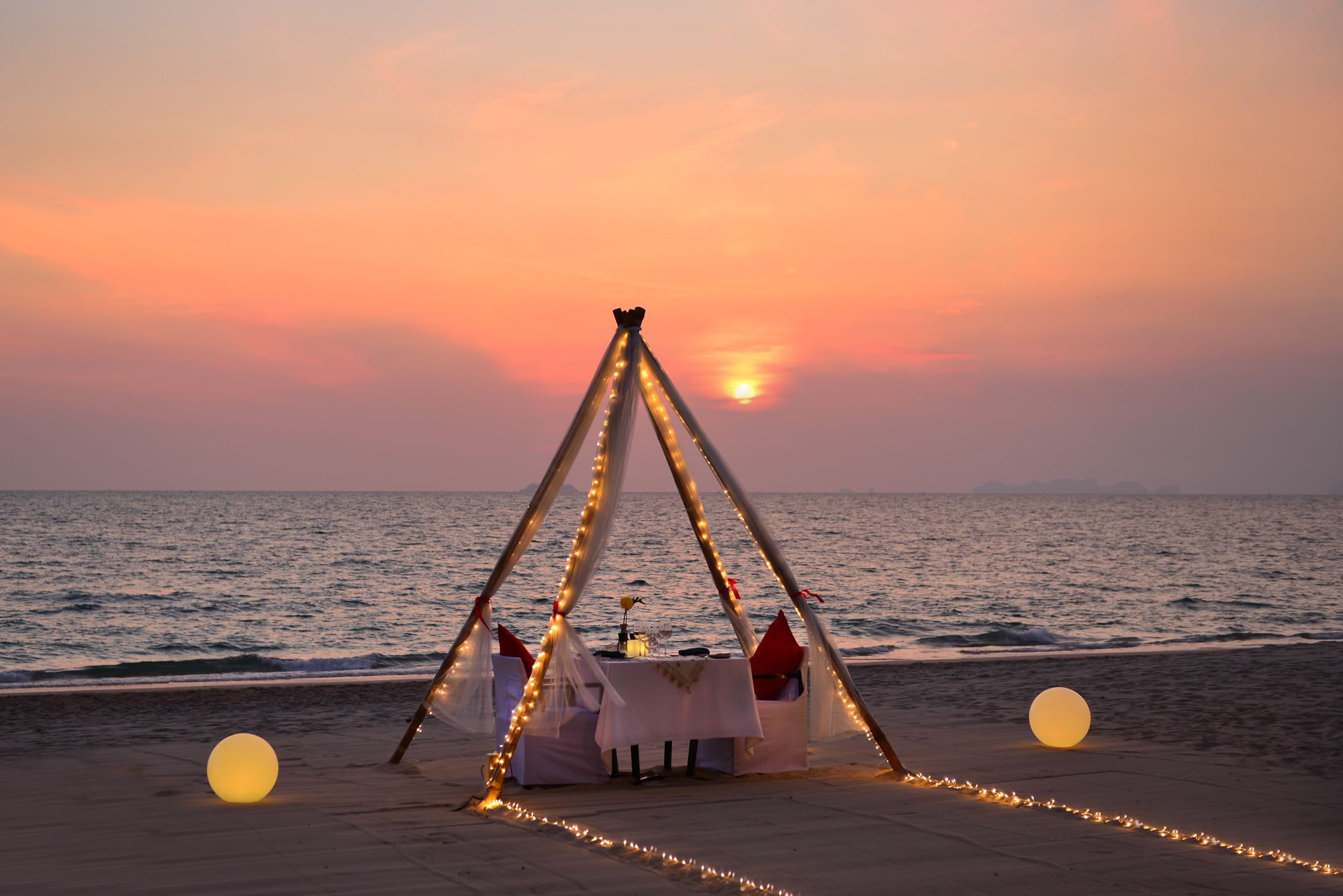 Layana Resort & Spa in Ko Lanta: Private Dinner