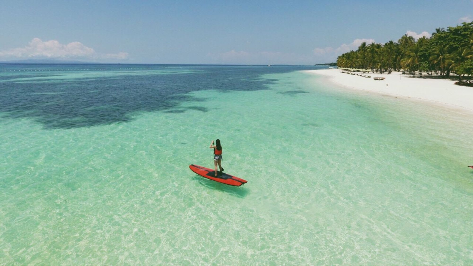 Oceanica Resort Panglao in Bohol:  Stand-up Paddle