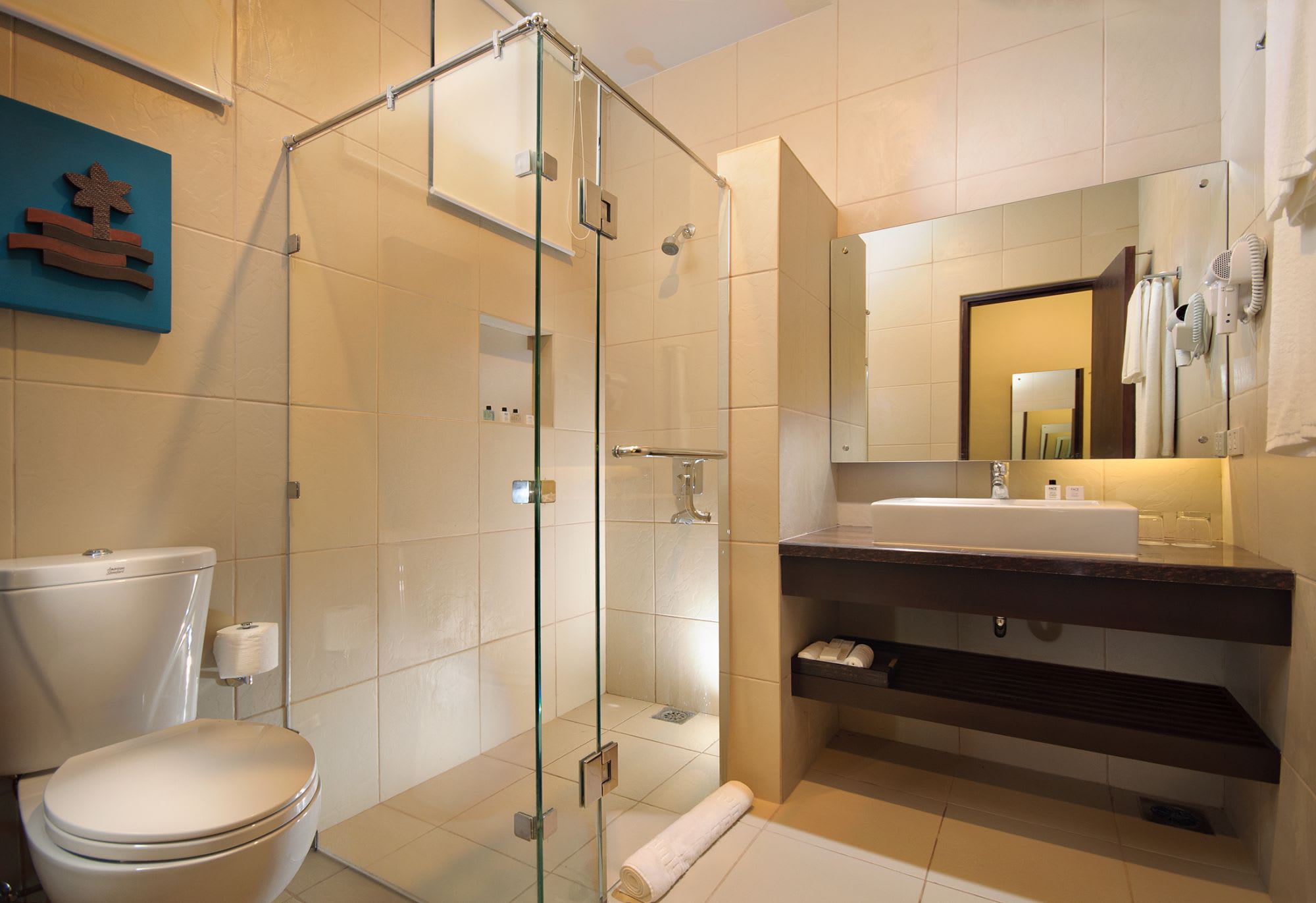 Oceanica Resort Panglao in Bohol:  Deluxe Garden View | Bathroom